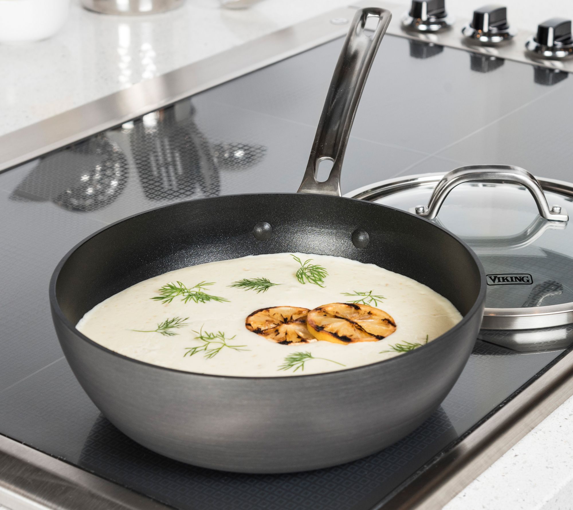 Viking Hard Anodized Nonstick 3Qt Saucier Pan