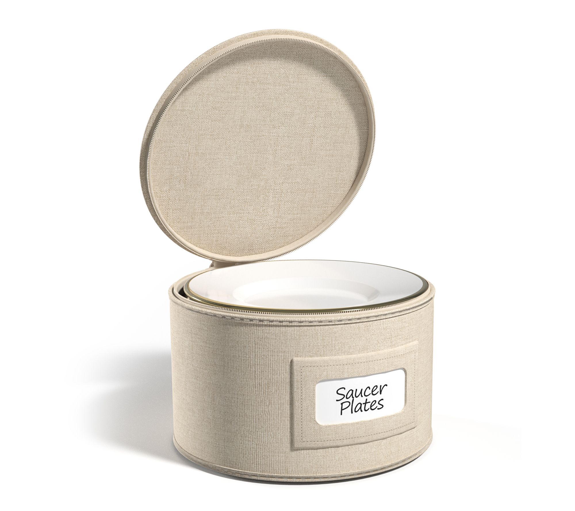 Sorbus Storage Container for Saucer Plates