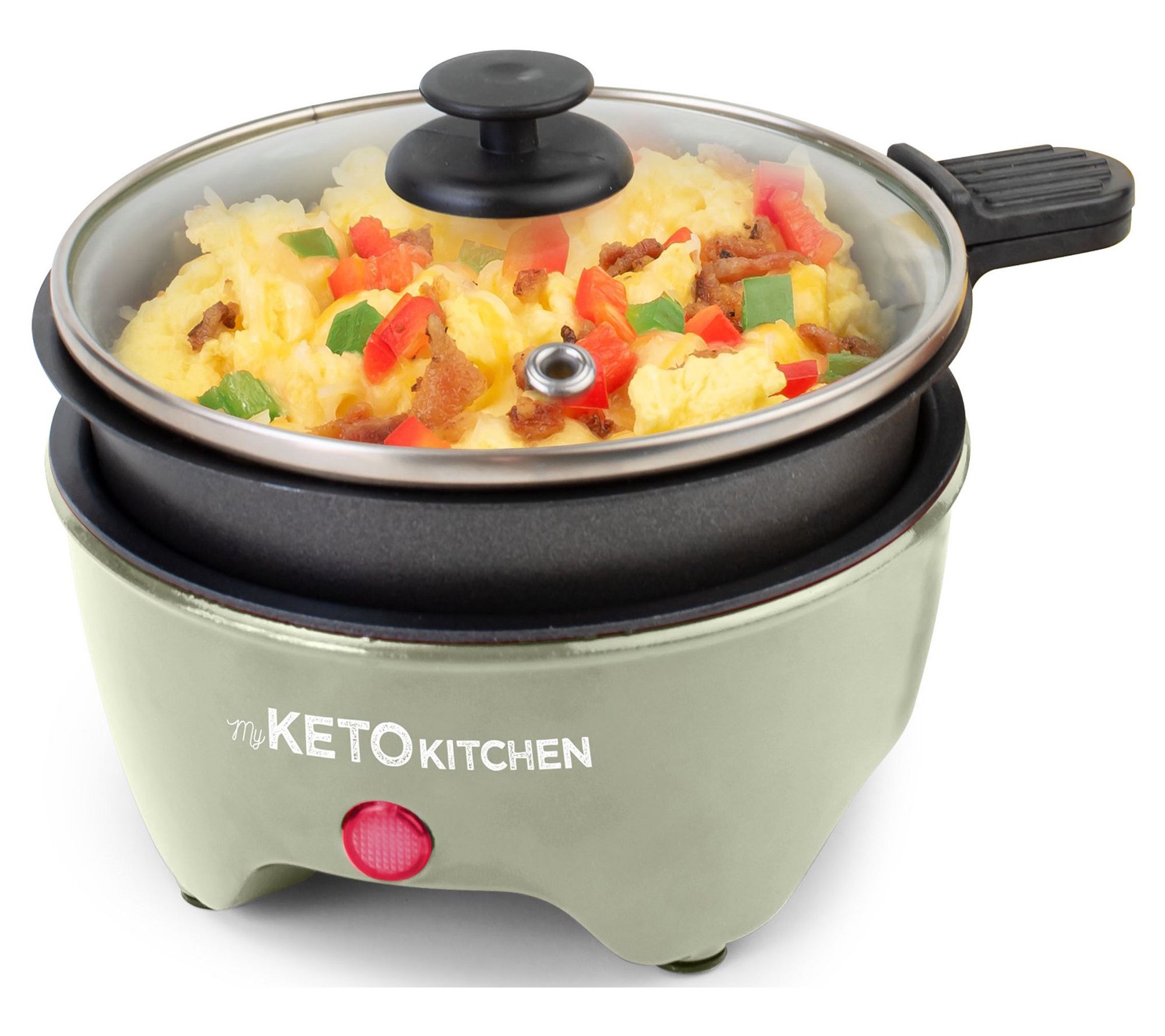 8.5 Personal Electric Skillet with Glass Lid