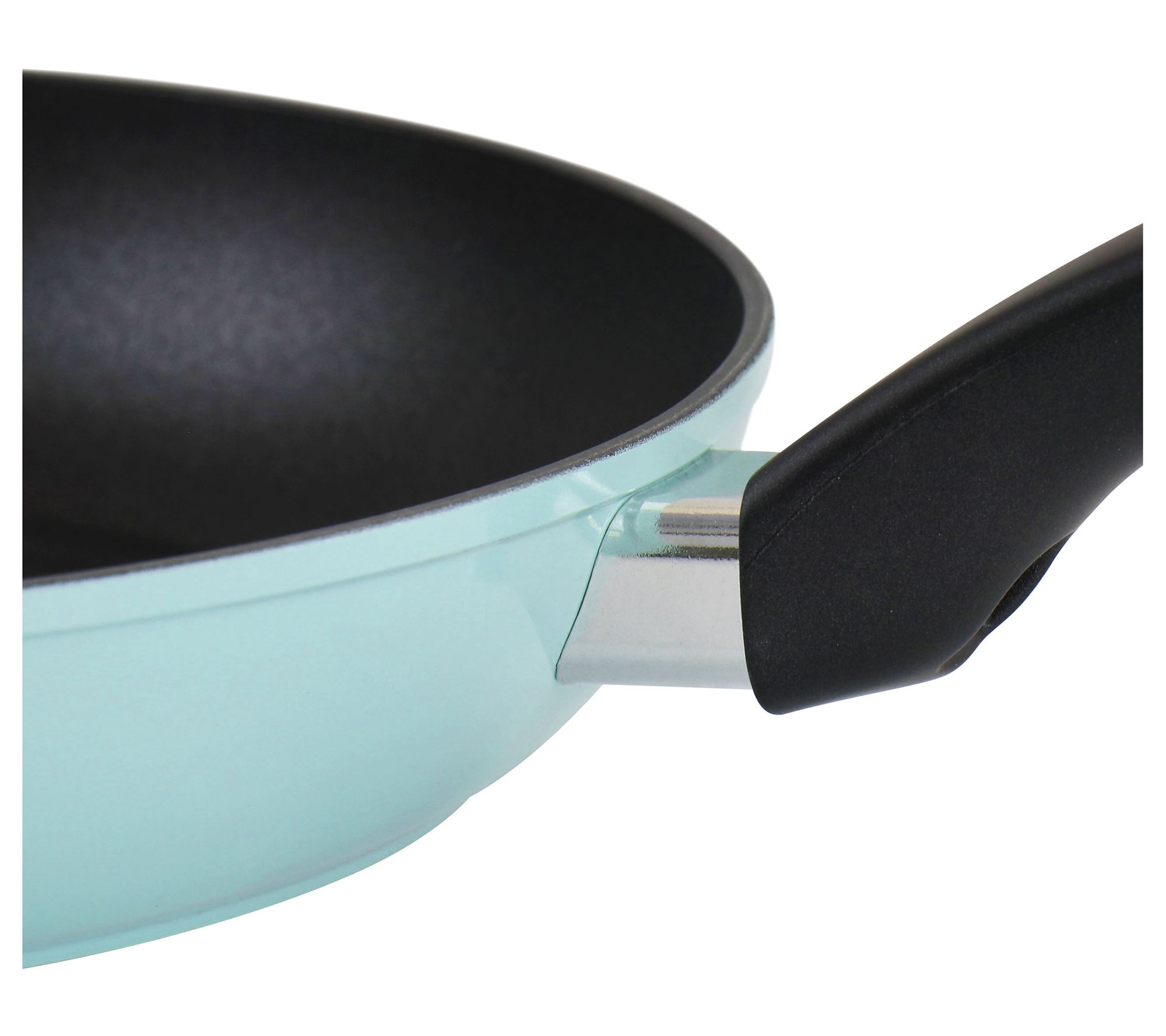 Martha Stewart Everyday Doylestown 12 inch Nonstick Aluminum Frying Pan in Black