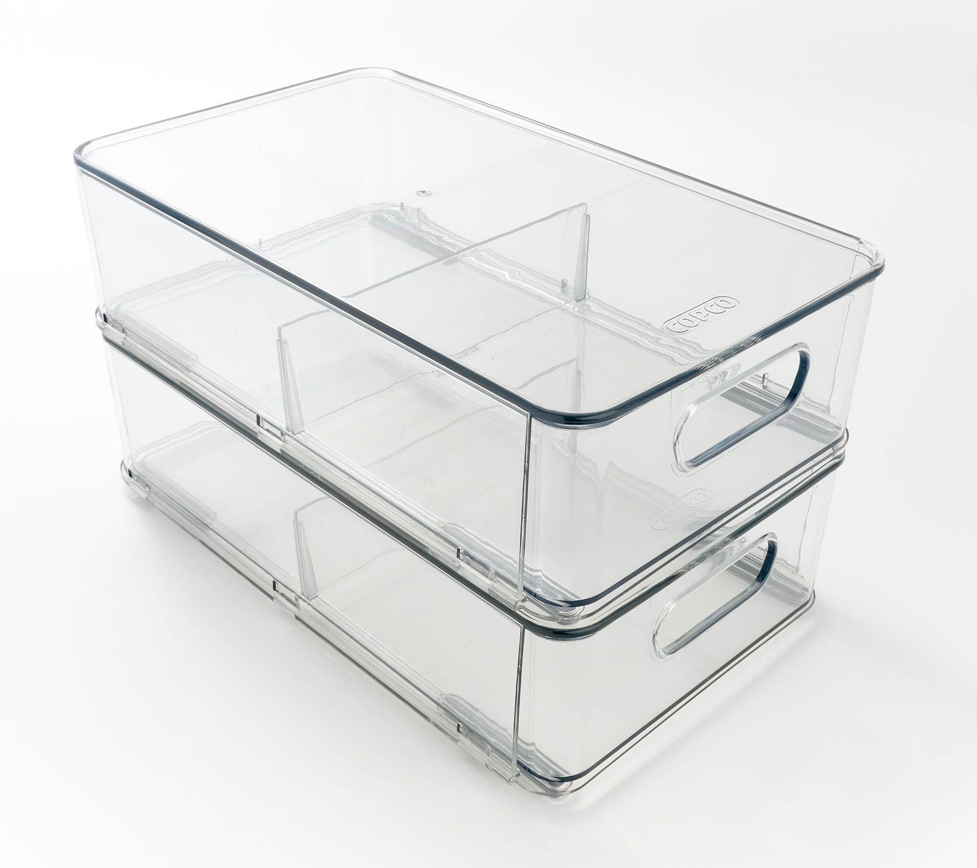 Copco S/2 Stackable Storage Drawers with Removable Dividers