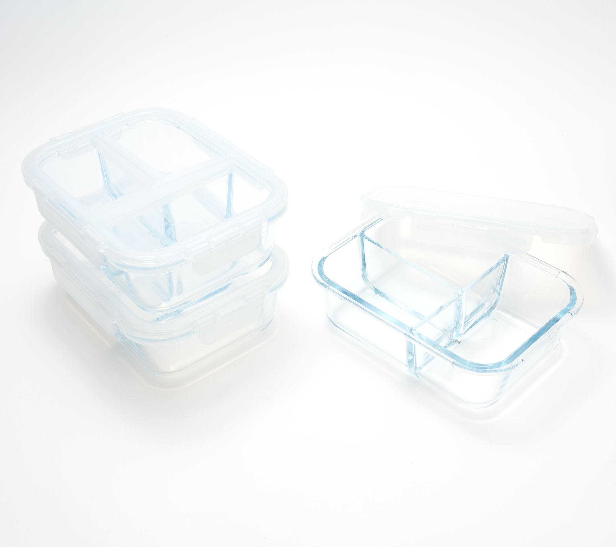 LocknLock Set of 3 Leakproof Divided Rectangles