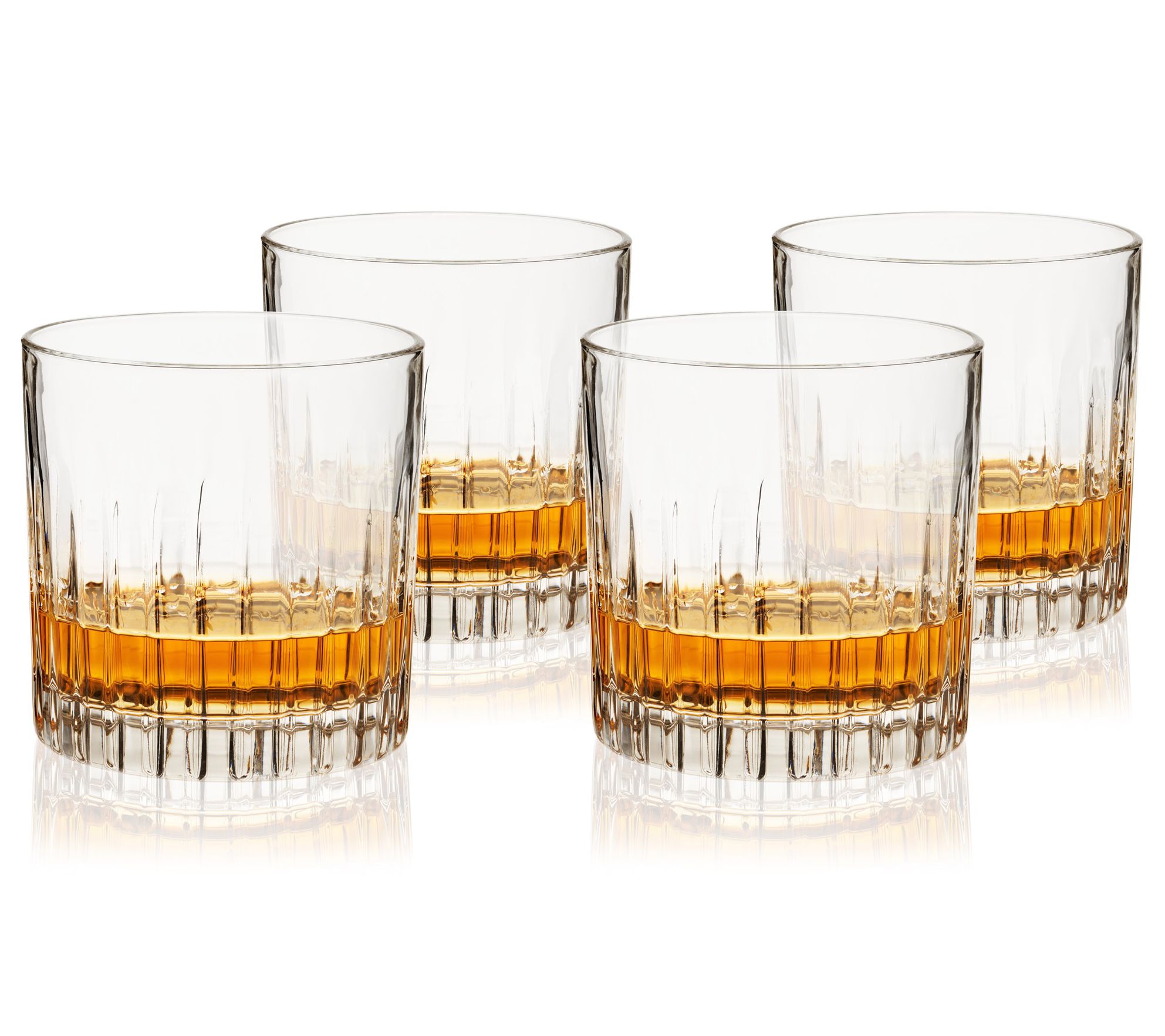 Viski Reserve Milo Crystal Neat Glasses Set of4