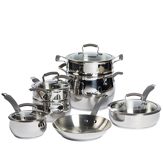 Epicurious Stainless Steel 11-Piece Cookware Set