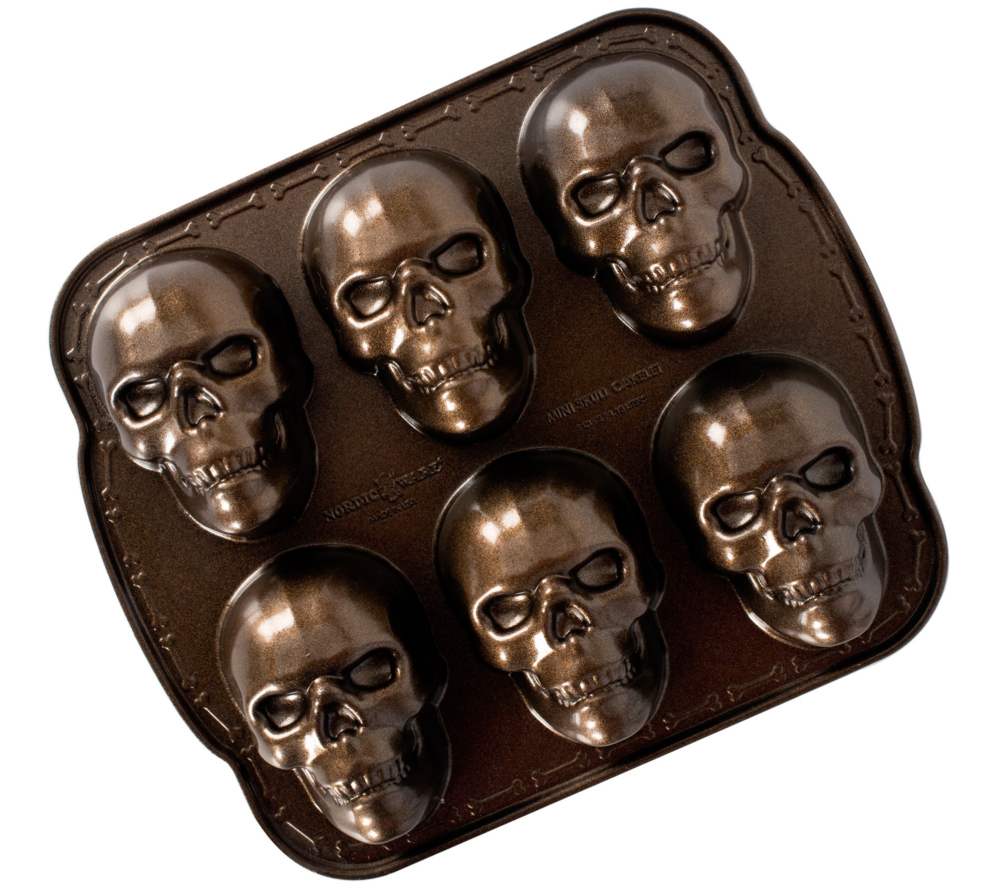 Nordic Ware Cakelet Pan | Skull Bites