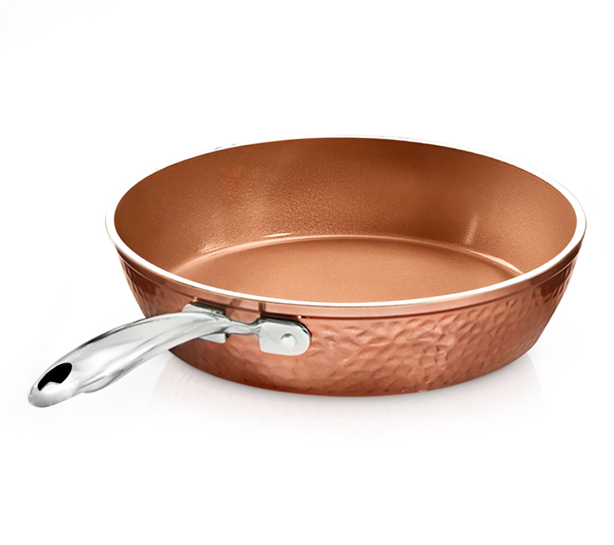 Gotham Steel Hammered 12" Nonstick Fry Pan w Stay Cool Handle