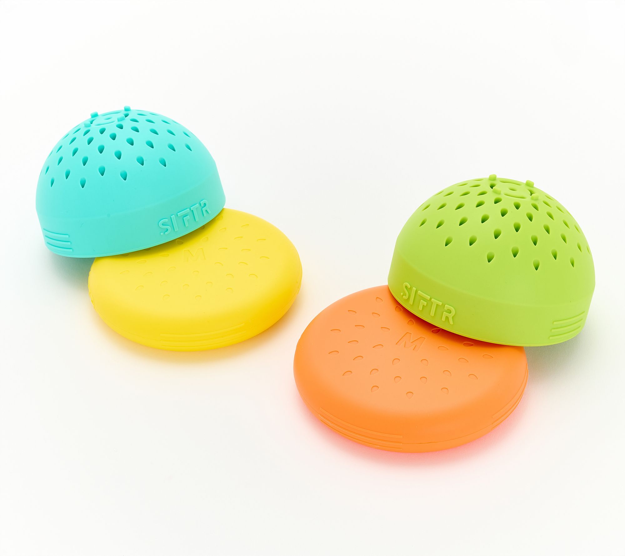 SIFTR 4-Piece Silicone Strain & Seal Can Covers