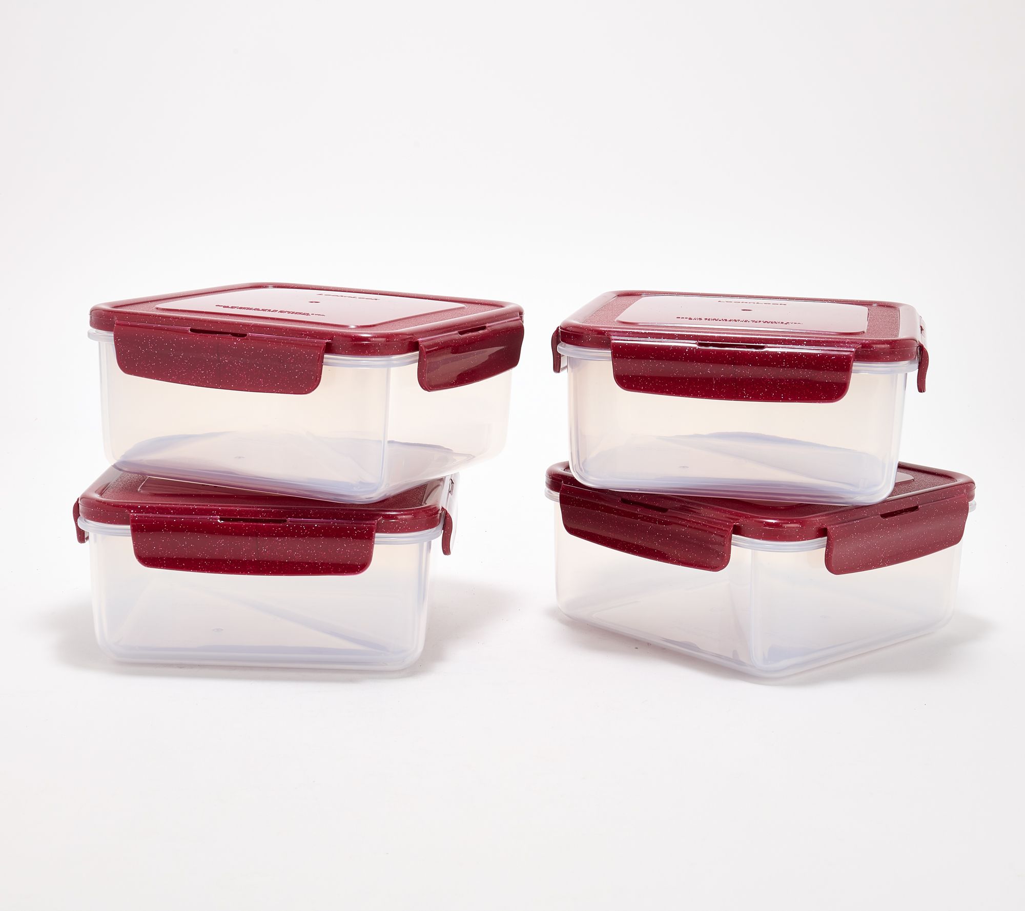 LocknLock Set of 2 Sandwich Squares w/ Insert Trays