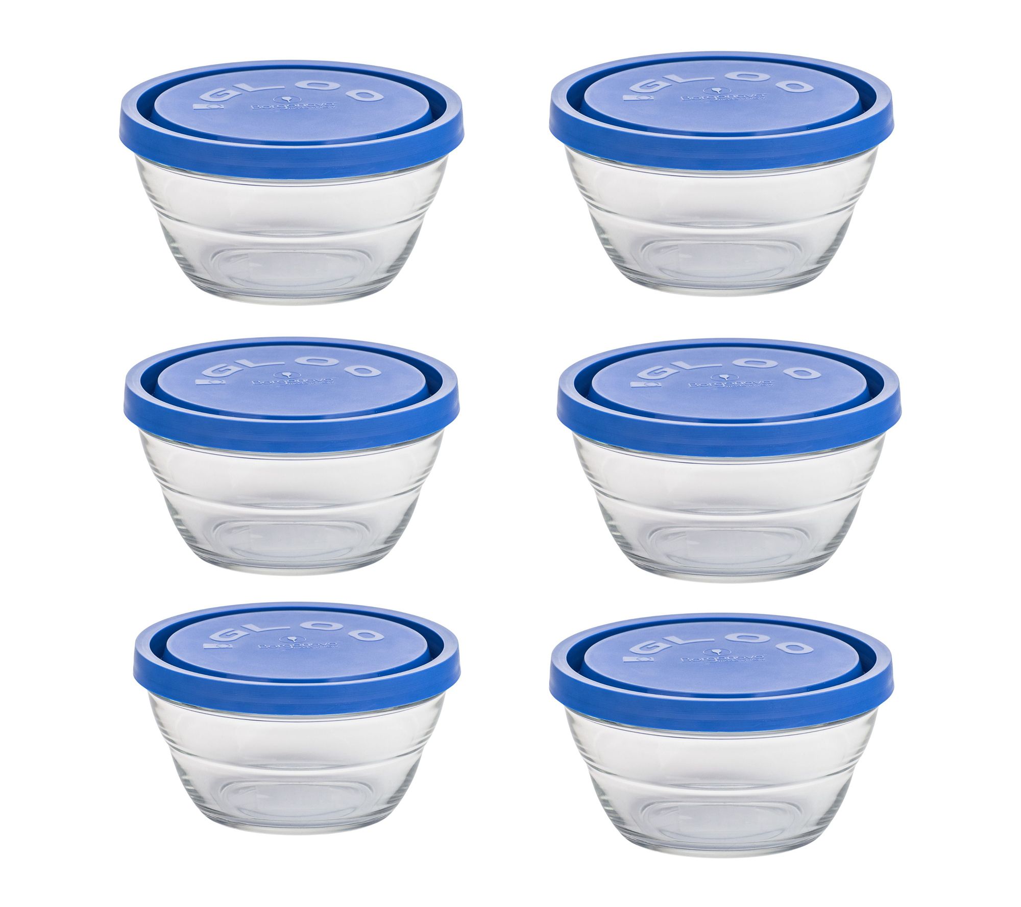  10 Strawberry Street Set of 6 Medium Lambada Serve & Store Bow