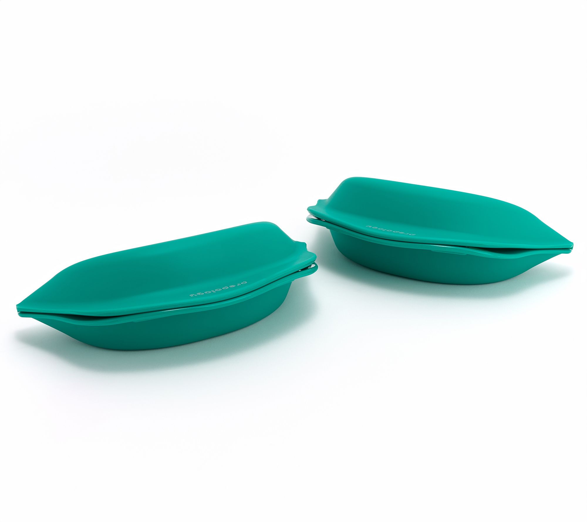 "As Is" Prepology Set of 2 Silicone Microwave Omelet Makers