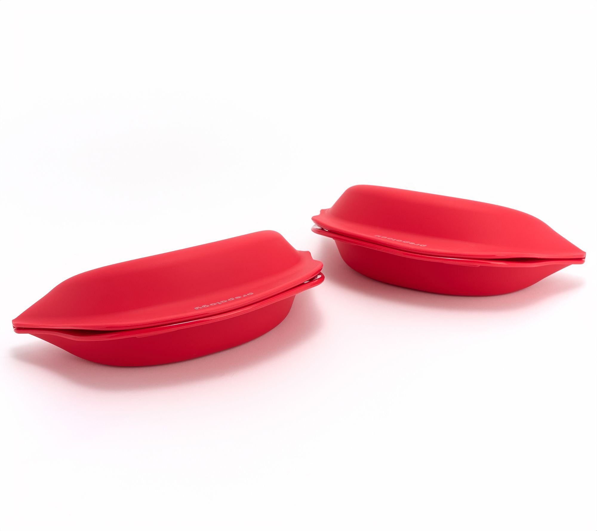 "As Is" Prepology Set of 2 Silicone Microwave Omelet Makers