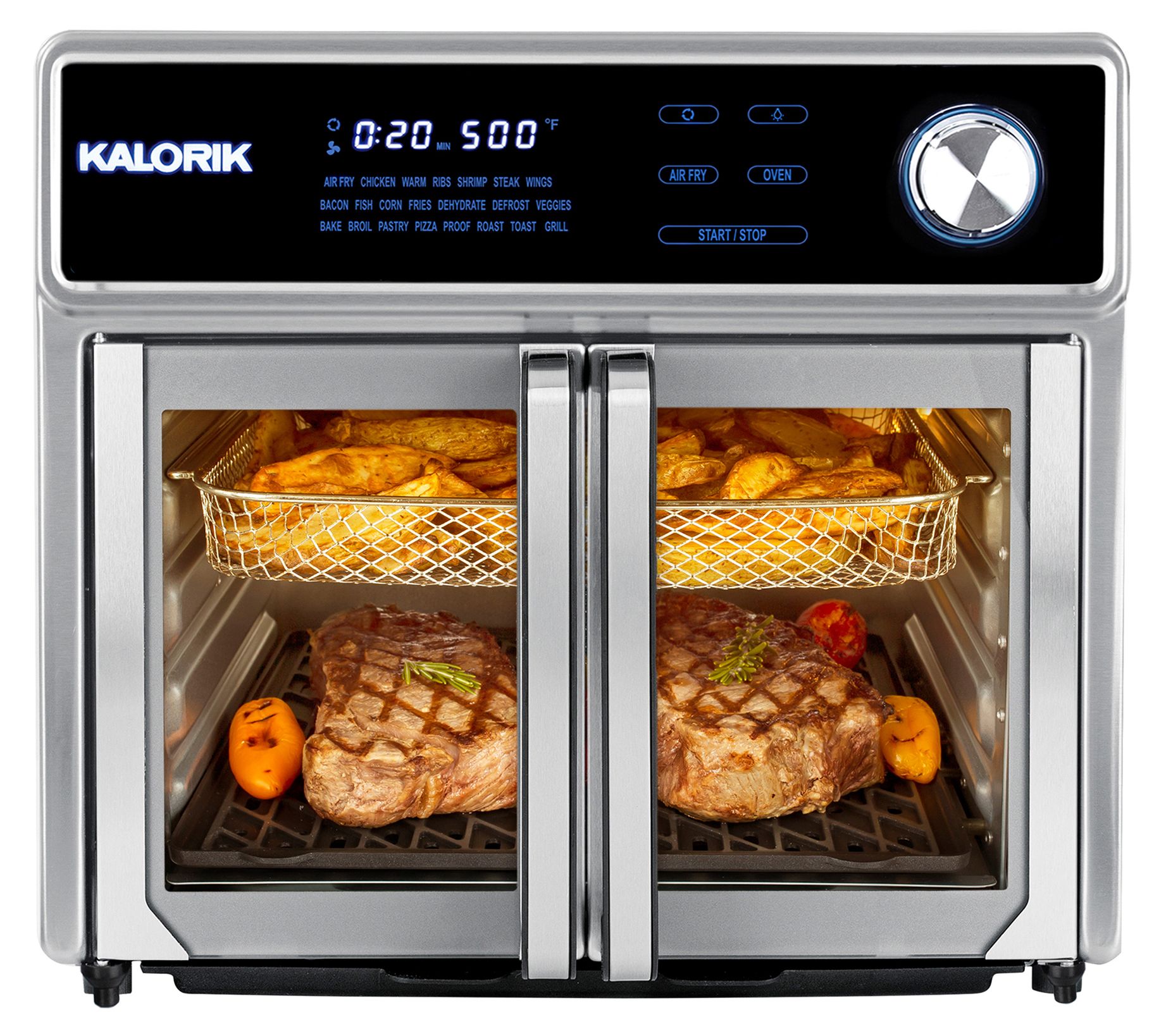 KALORIK MAXX 26 Qt. Stainless Steel Digital Air Fryer Oven Grill