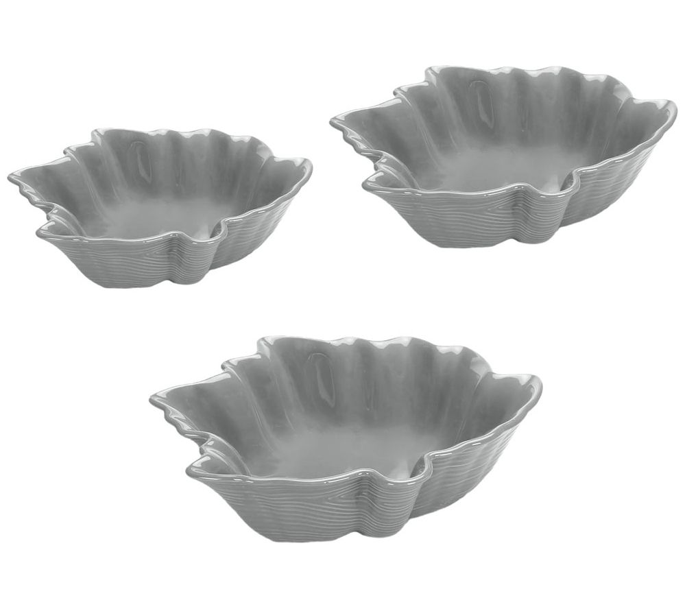 Temp-tations Woodland Set of 3 Leaf Bowls