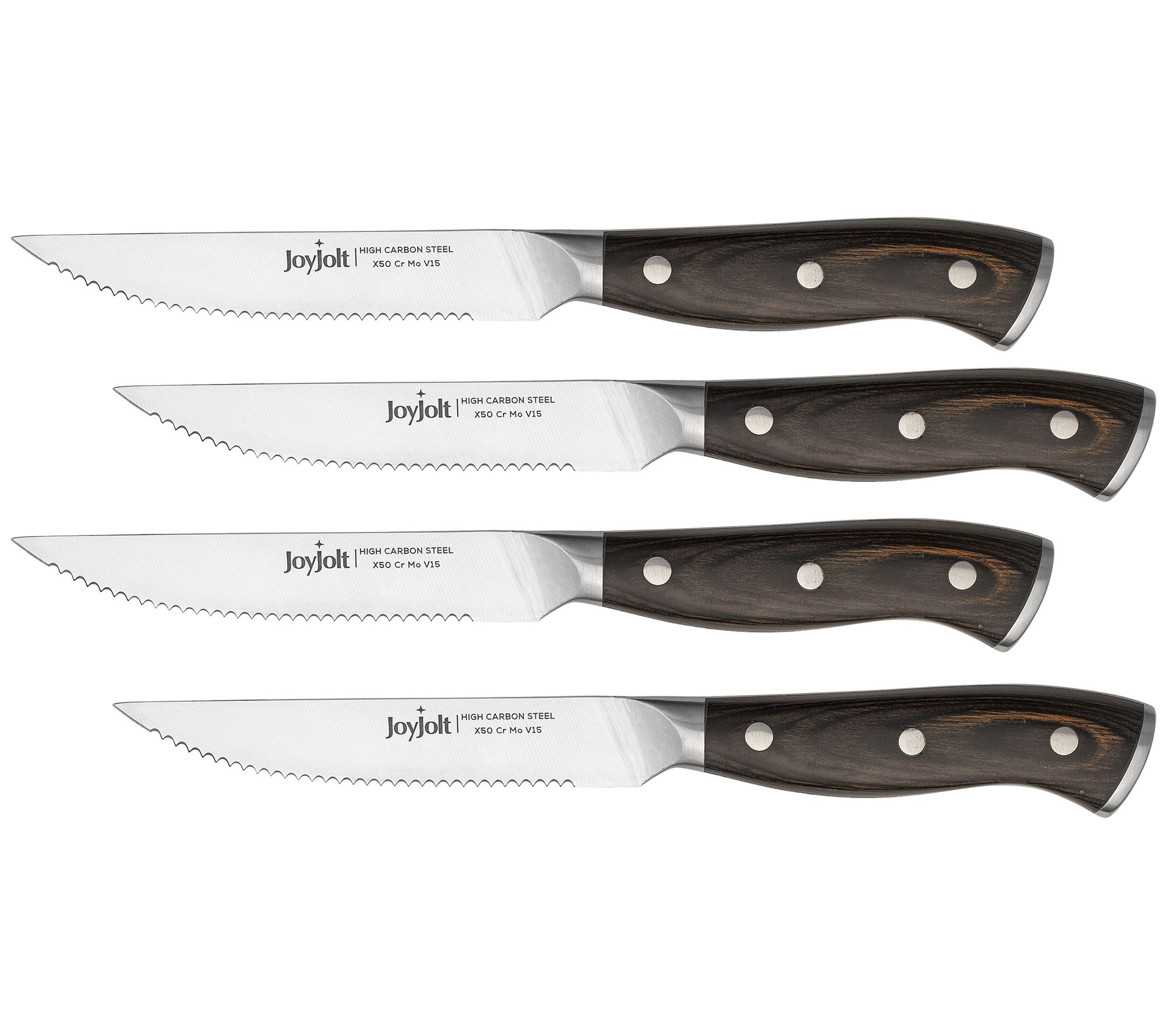 Ginsu Kiso 6-Piece Stainless Steel Steak Knife Set on QVC 