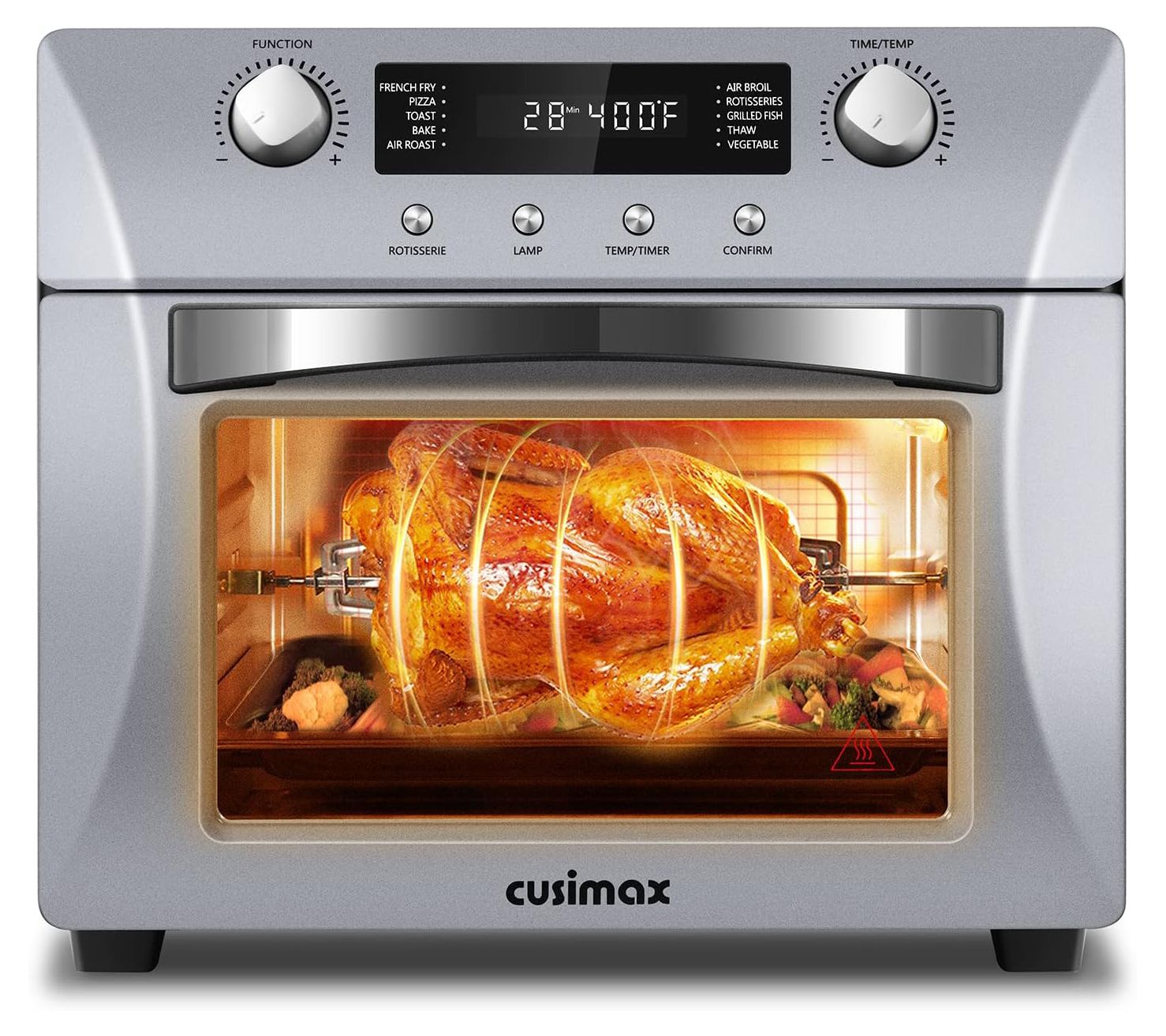 Cusimax Air Fryer Oven Countertop, 10-in-1 Conv ection Oven