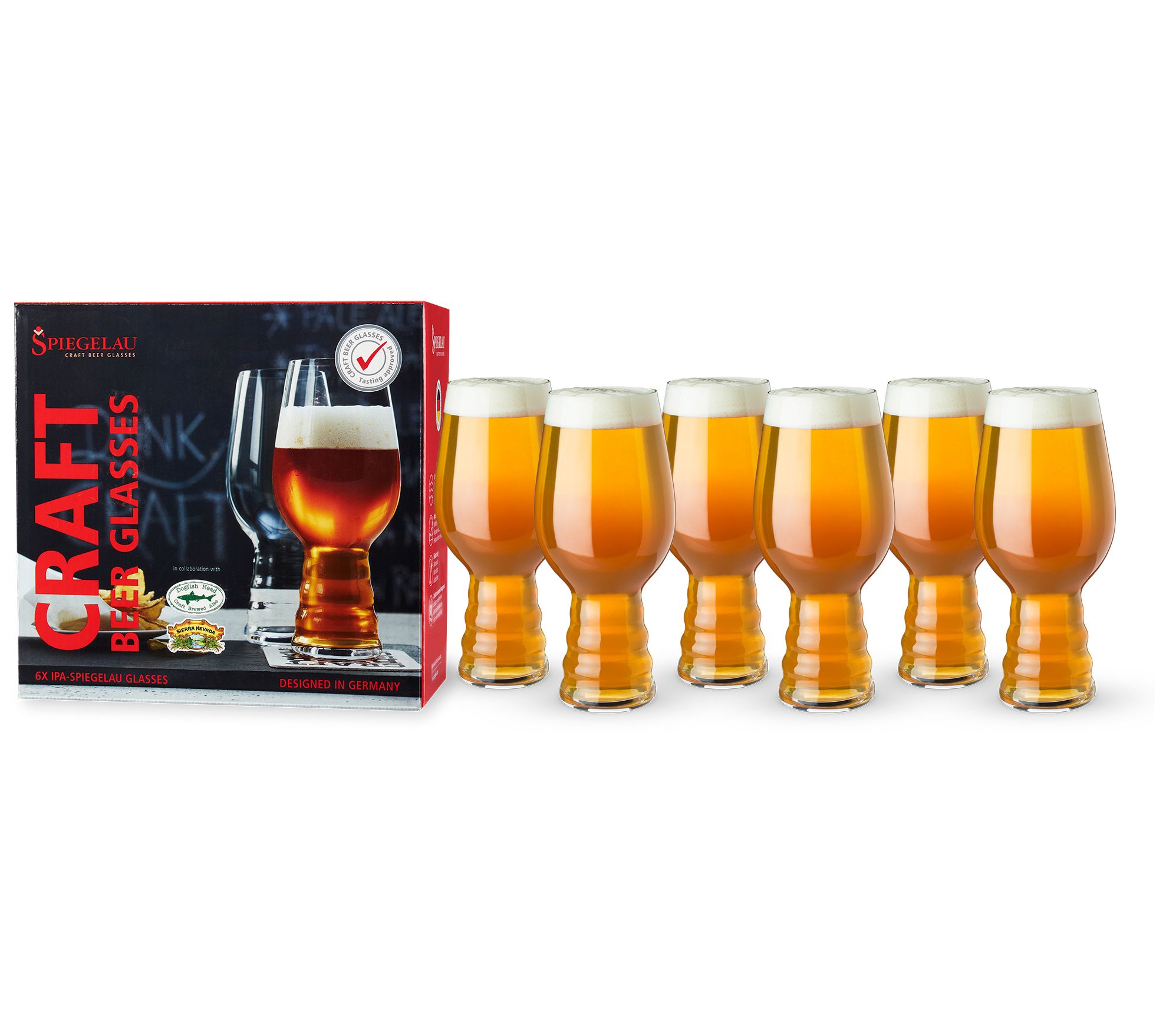 Spiegelau Set of (4) 19.1oz IPA Beer Glasses