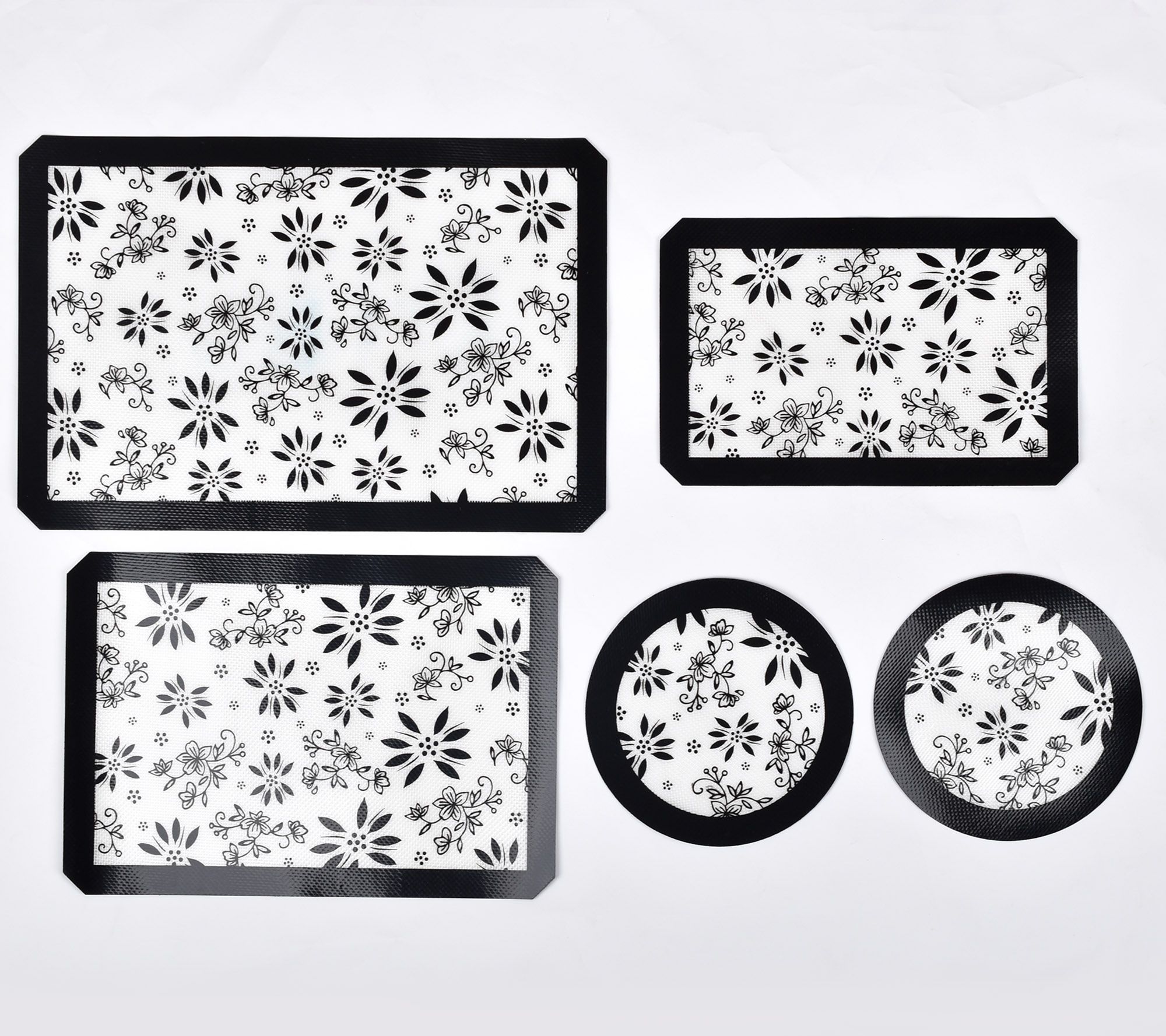 "As Is" Temptations Classic Set of 5 Silicone Baking Mats