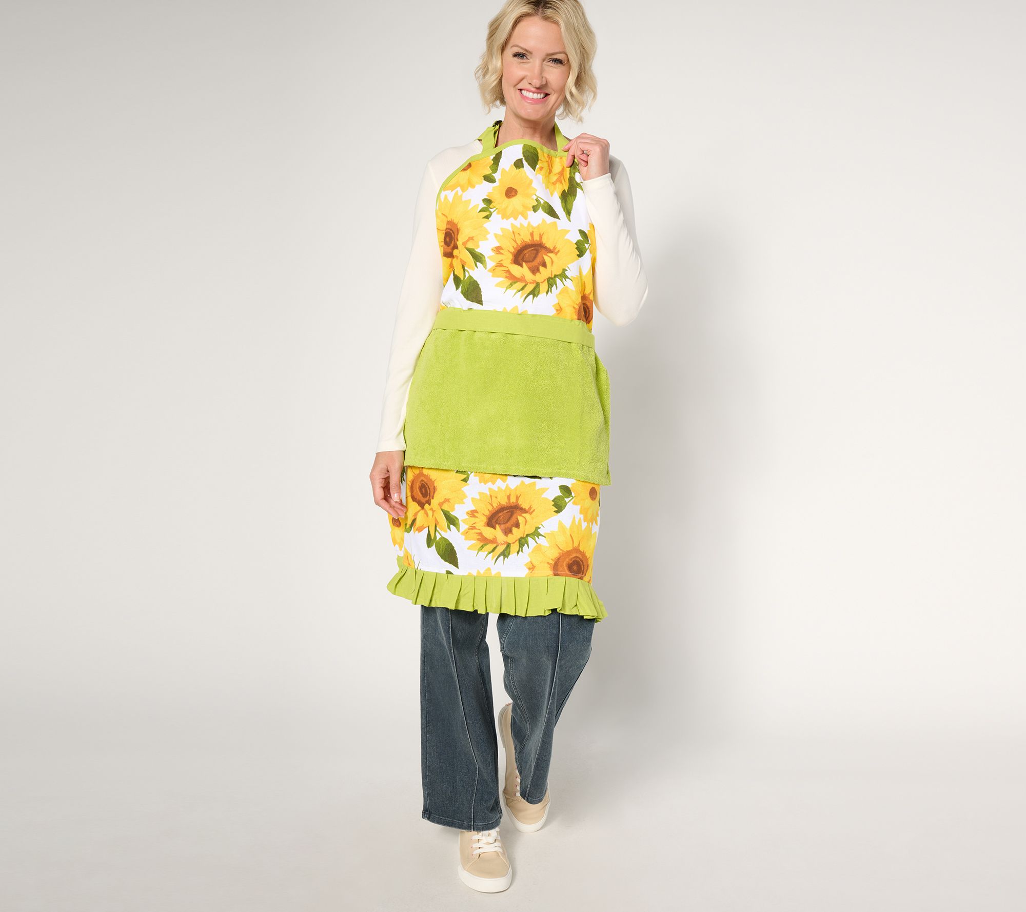 "As Is" Temp-tations Apron with Removable Towel