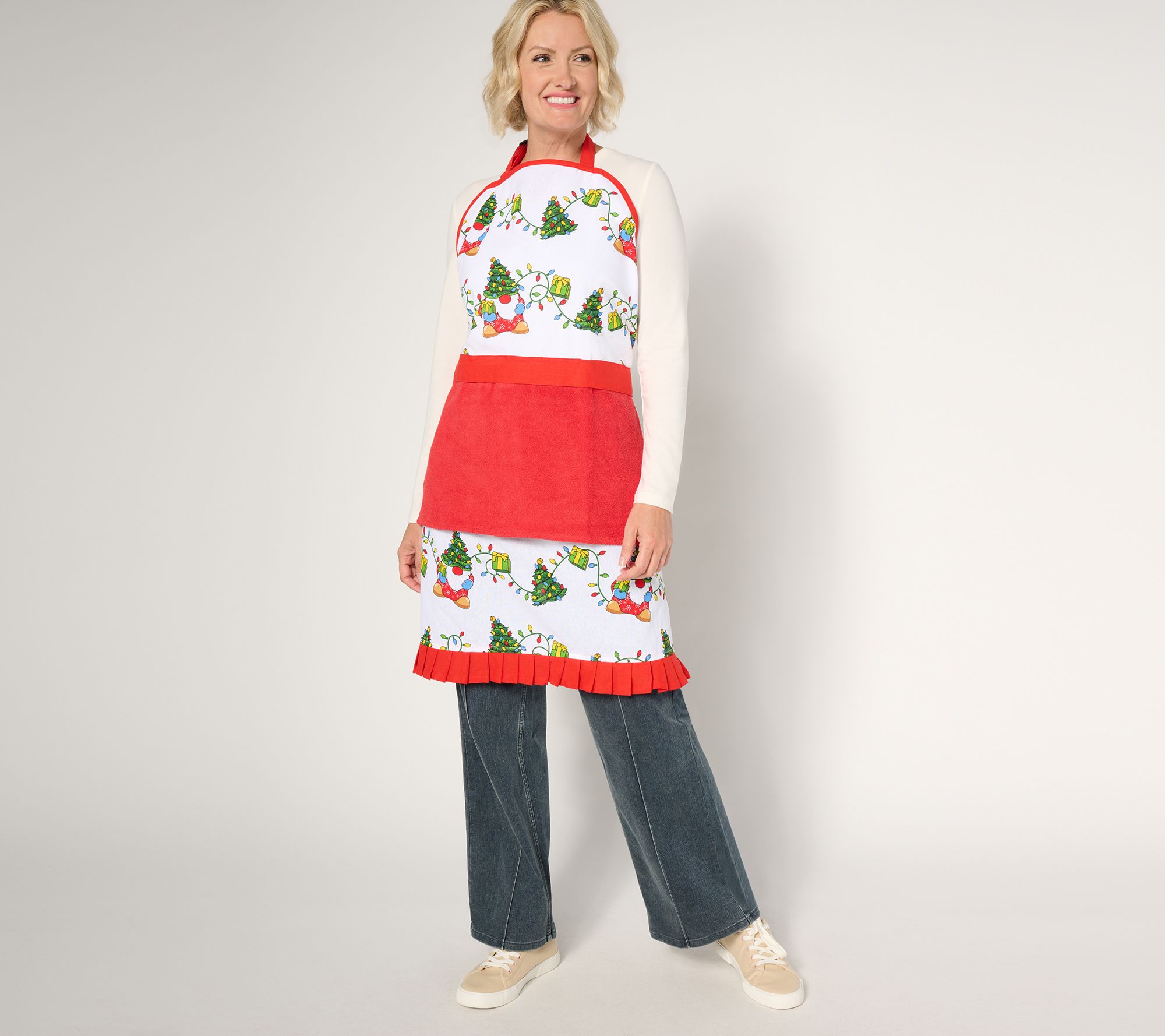 "As Is" Temp-tations Apron with Removable Towel