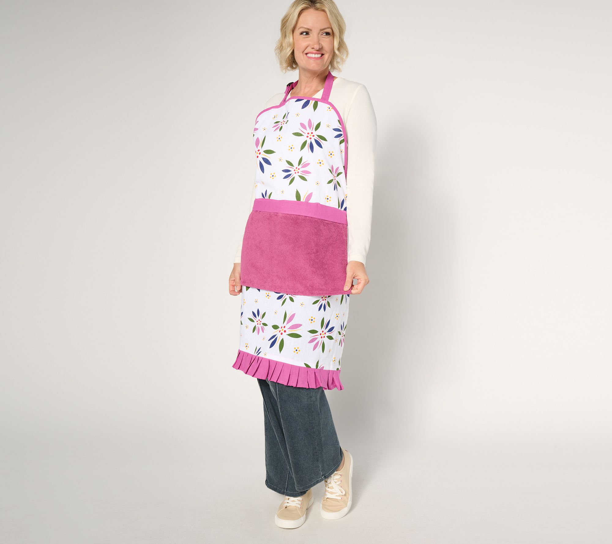 "As Is" Temp-tations Apron with Removable Towel