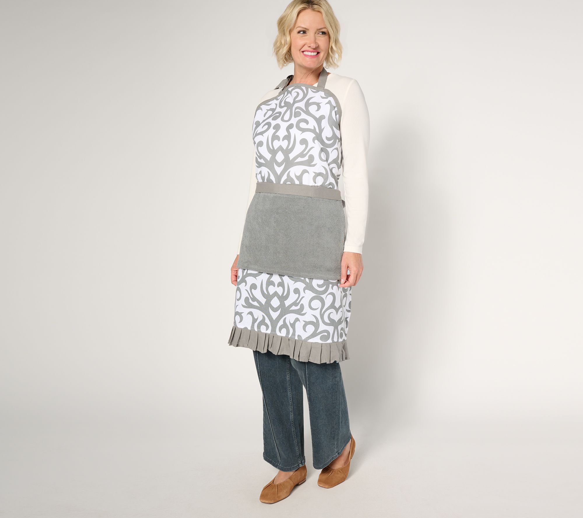 "As Is" Temp-tations Apron with Removable Towel