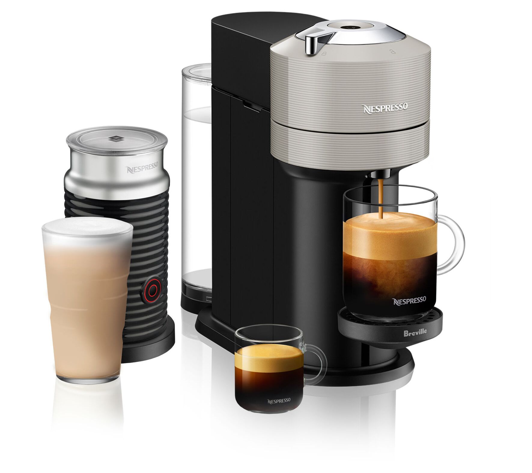 Nespresso Vertuo Next Coffee Machine & Frotherby Breville