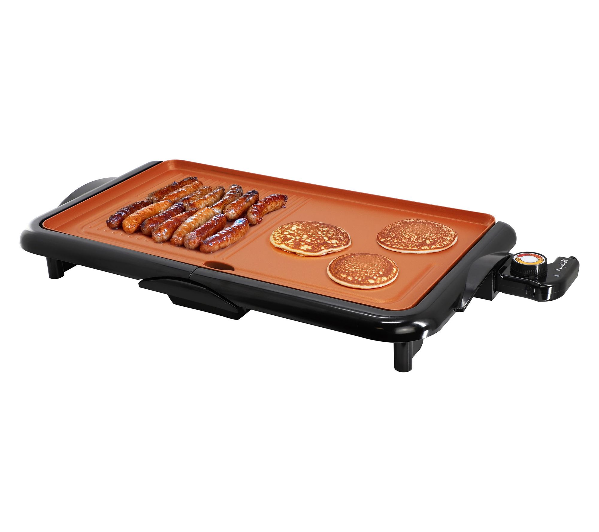 MegaChef 18.89" Electric Grill/Griddle with Copper Coating