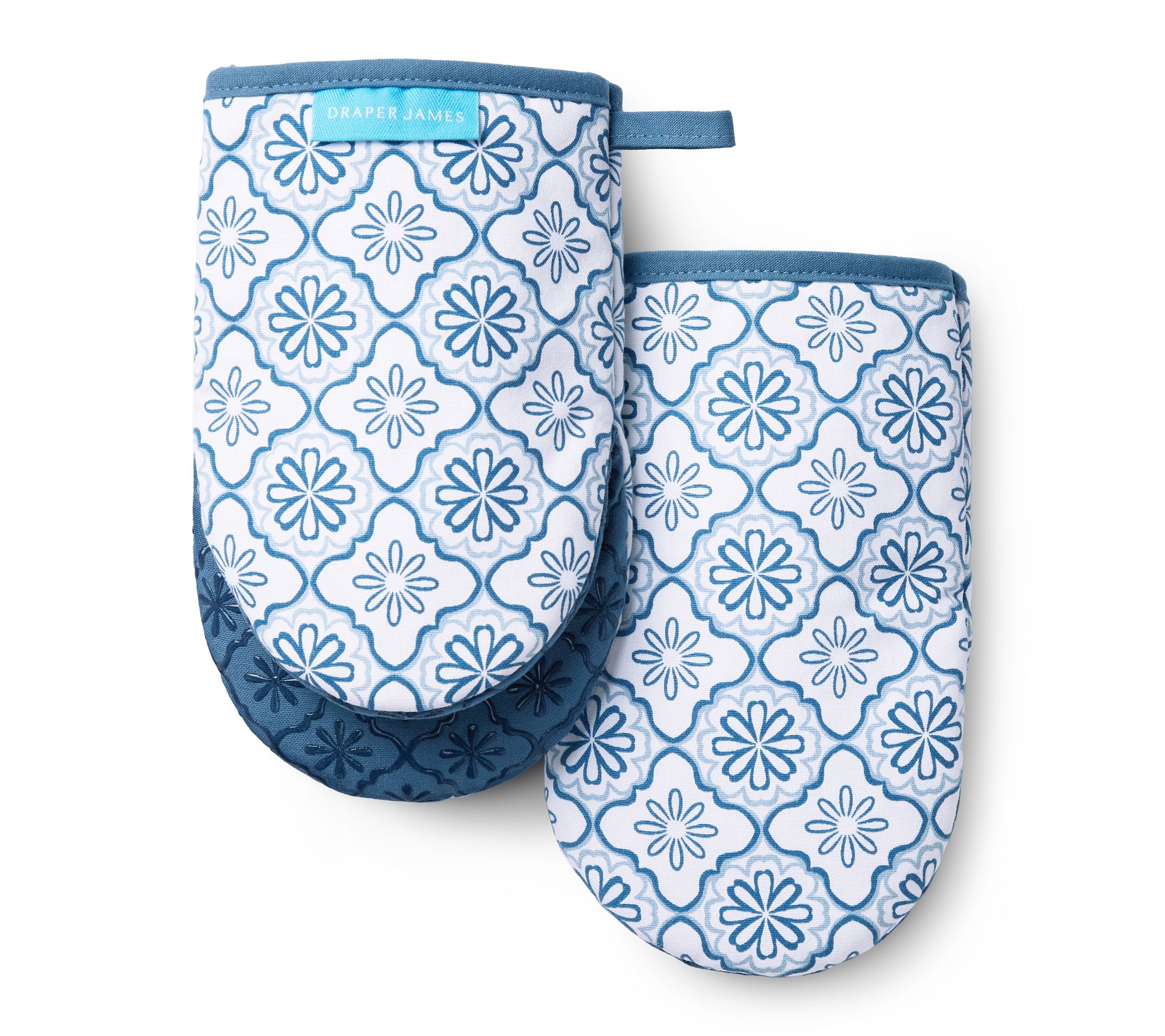 Draper James Geometric Floral Mini Oven Mitt 2-Pack Set