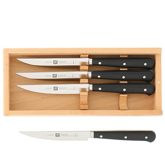 Zwilling Porterhouse 4-Piece Steak Knife Set with Box