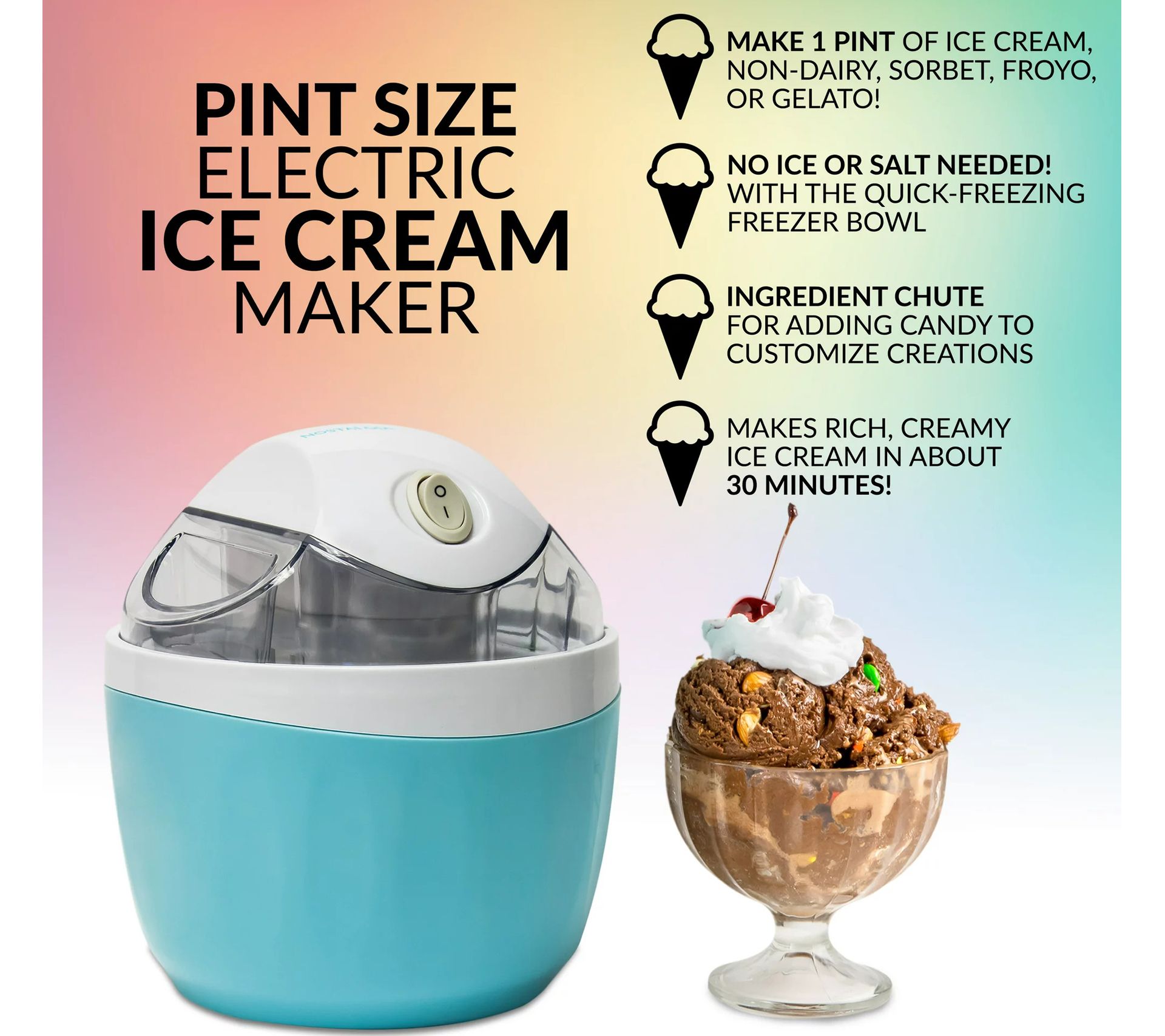 Personalized Ice Cream - DASH My Pint Electric Ice Cream Maker