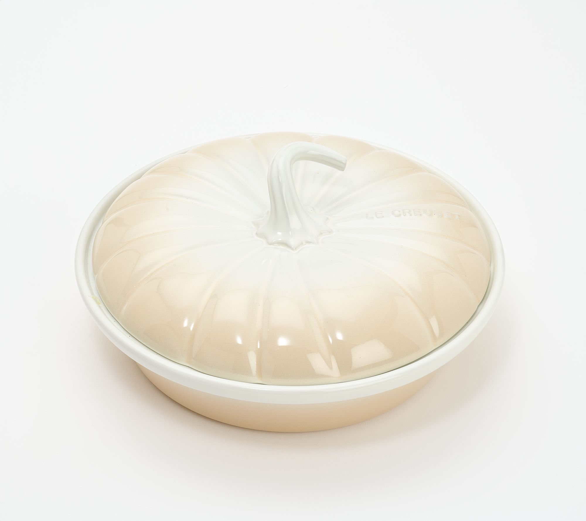 Le Creuset 9" Figural Stoneware Pumpkin Baker w/ Lid