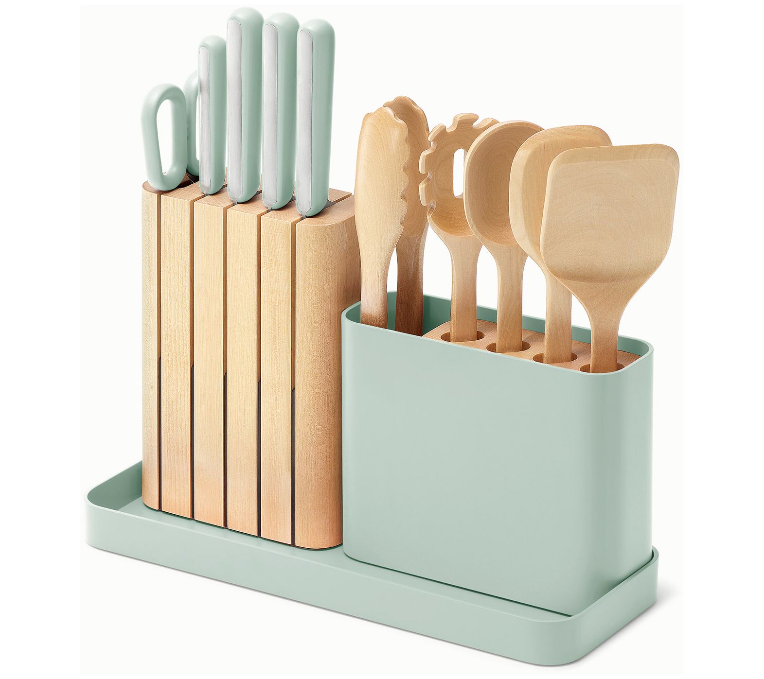 Caraway Home 14-Piece Knife and Utensil Prep Se t