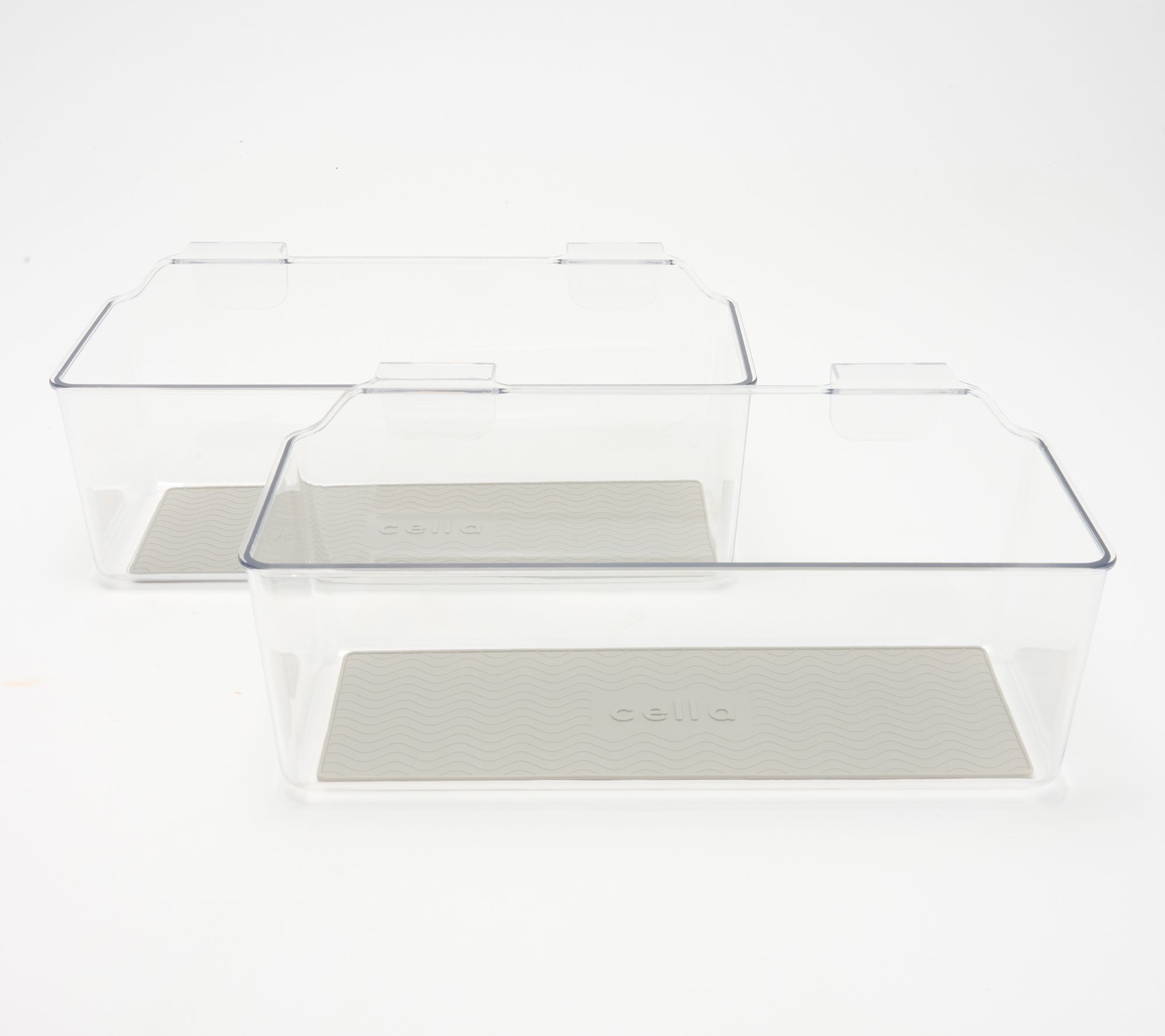 Cella Set of 2 Large Fridge Door Hanging Baskets with Liners