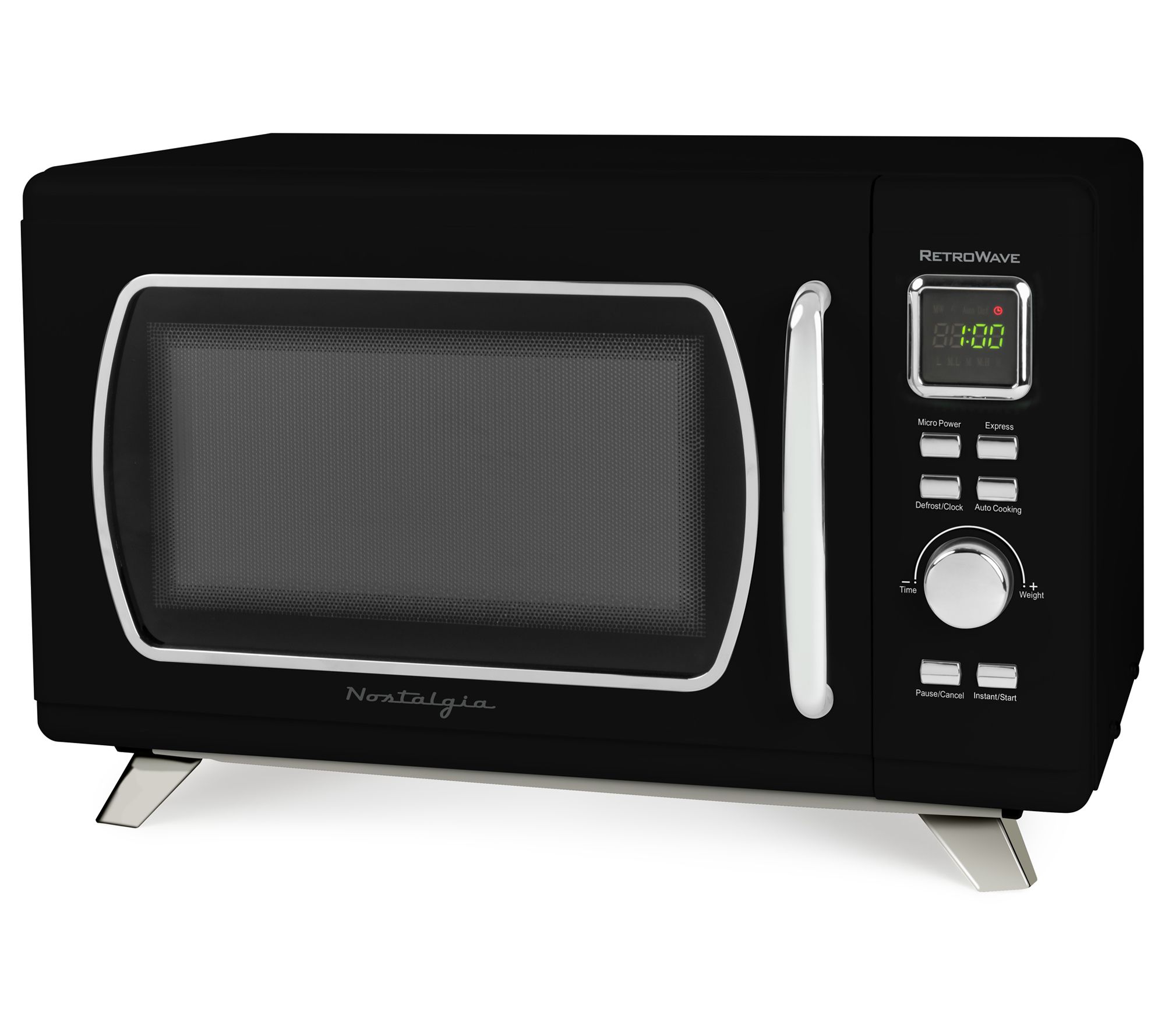 Nostalgia microwave store black