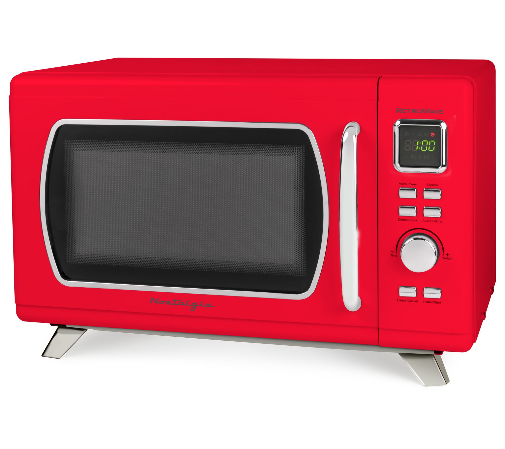 Nostalgia Mid-Century Retro 0.9 Cu. Ft. Microwave