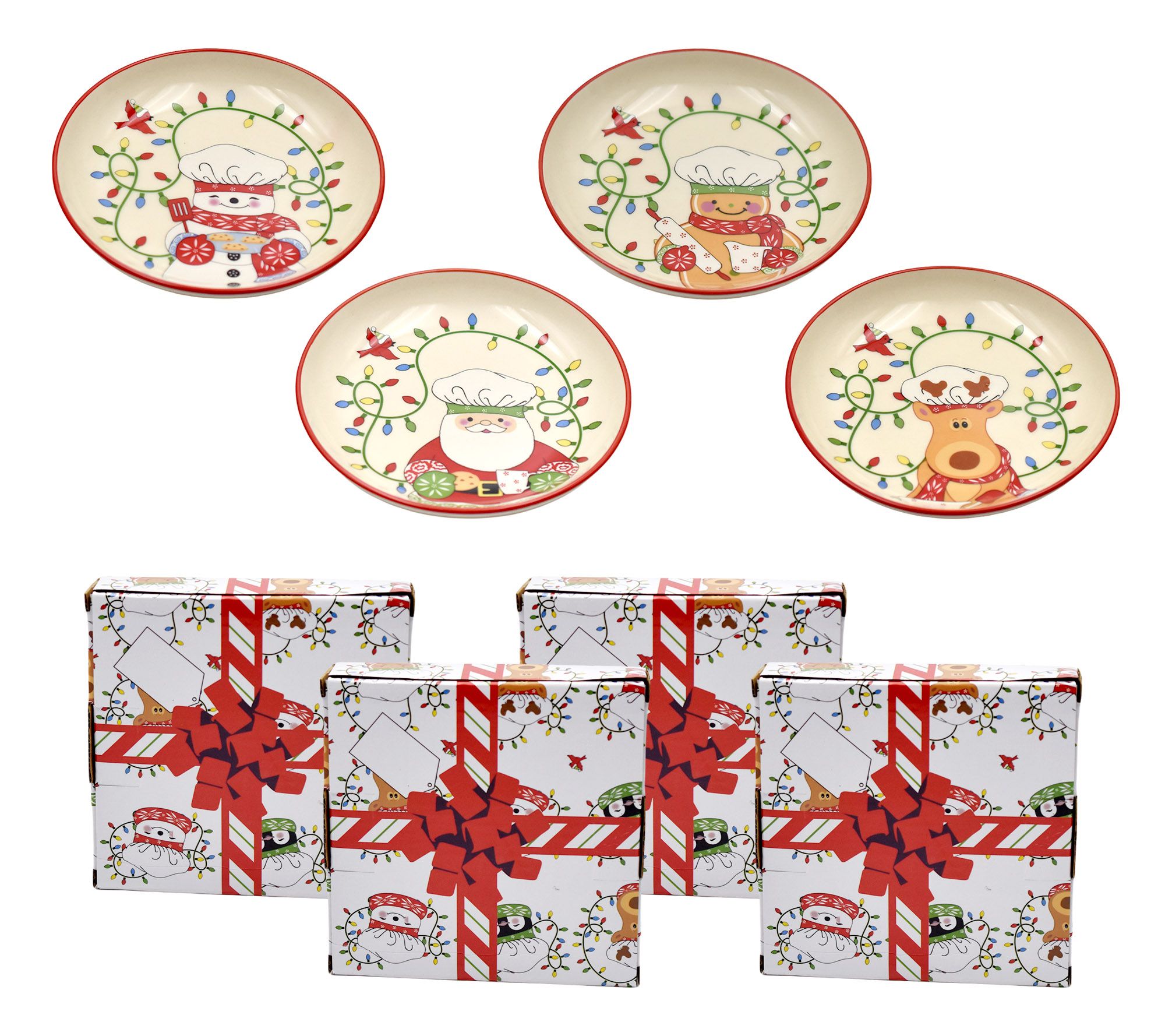 "As Is" Temp-tations Seasonal Set/4 Spoon Rests