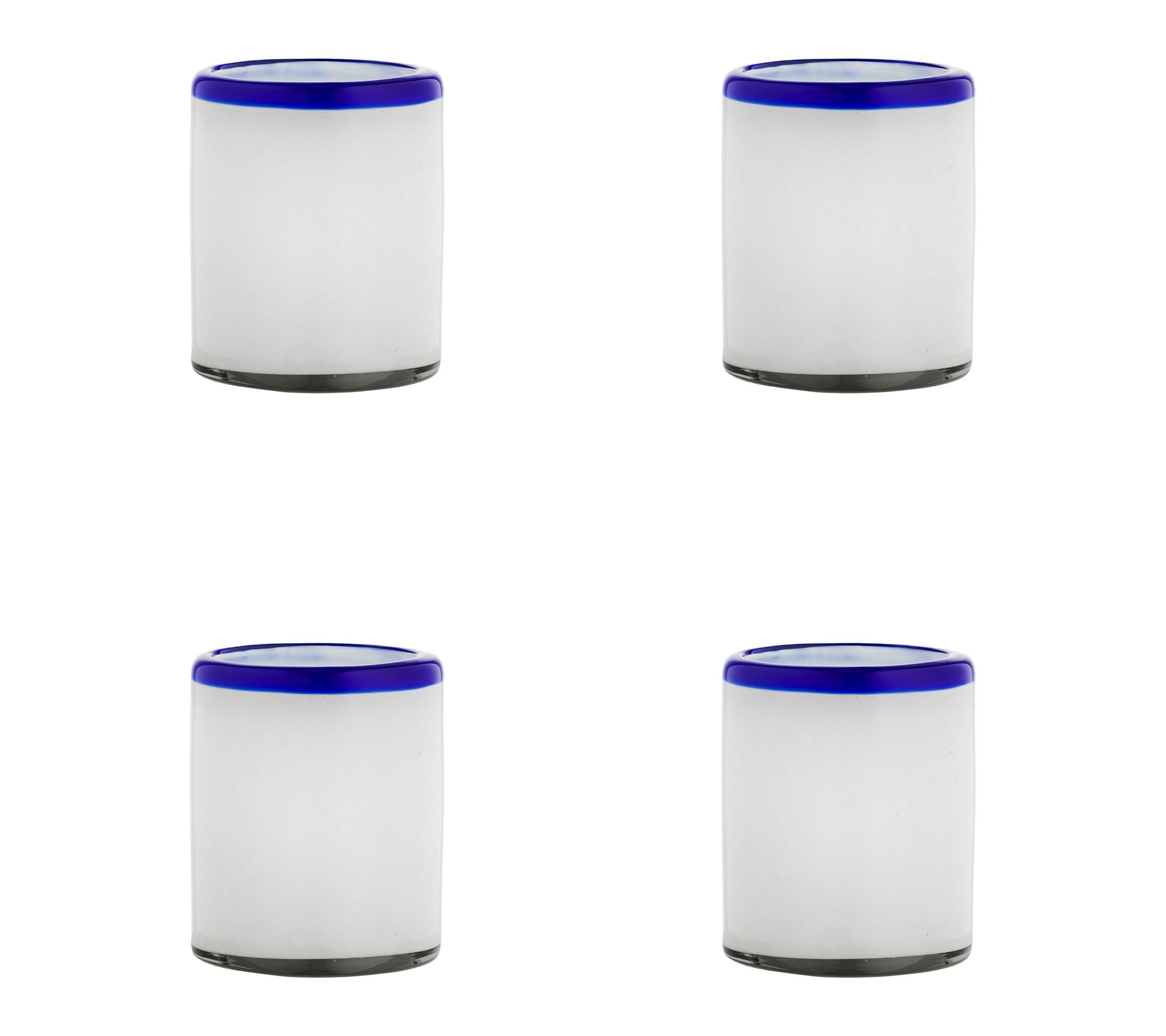 10 Strawberry Street Set of 4 Leon Mexican DOFGlasses
