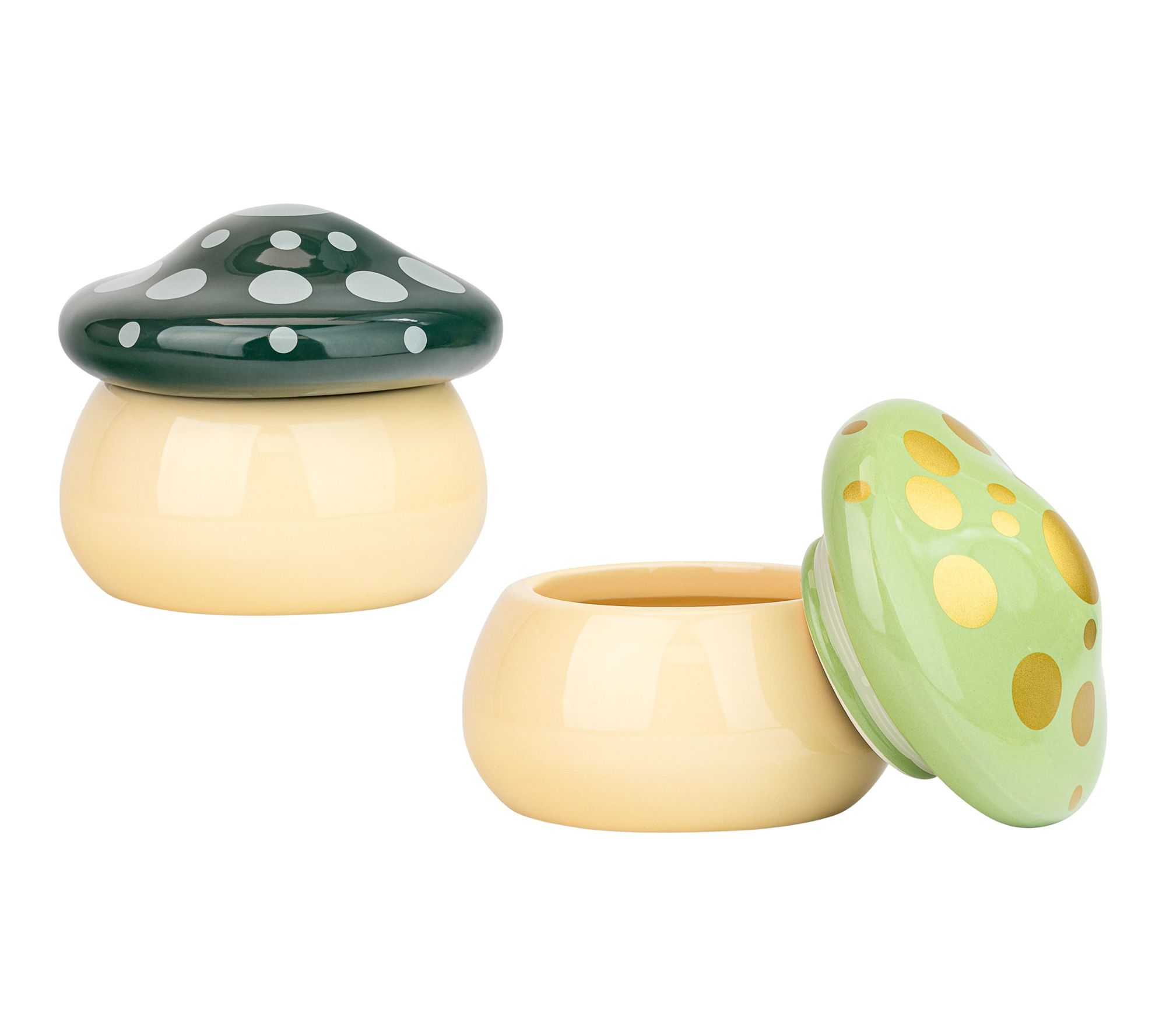 10 Strawberry Street Woodland Toadstool Mini Canisters