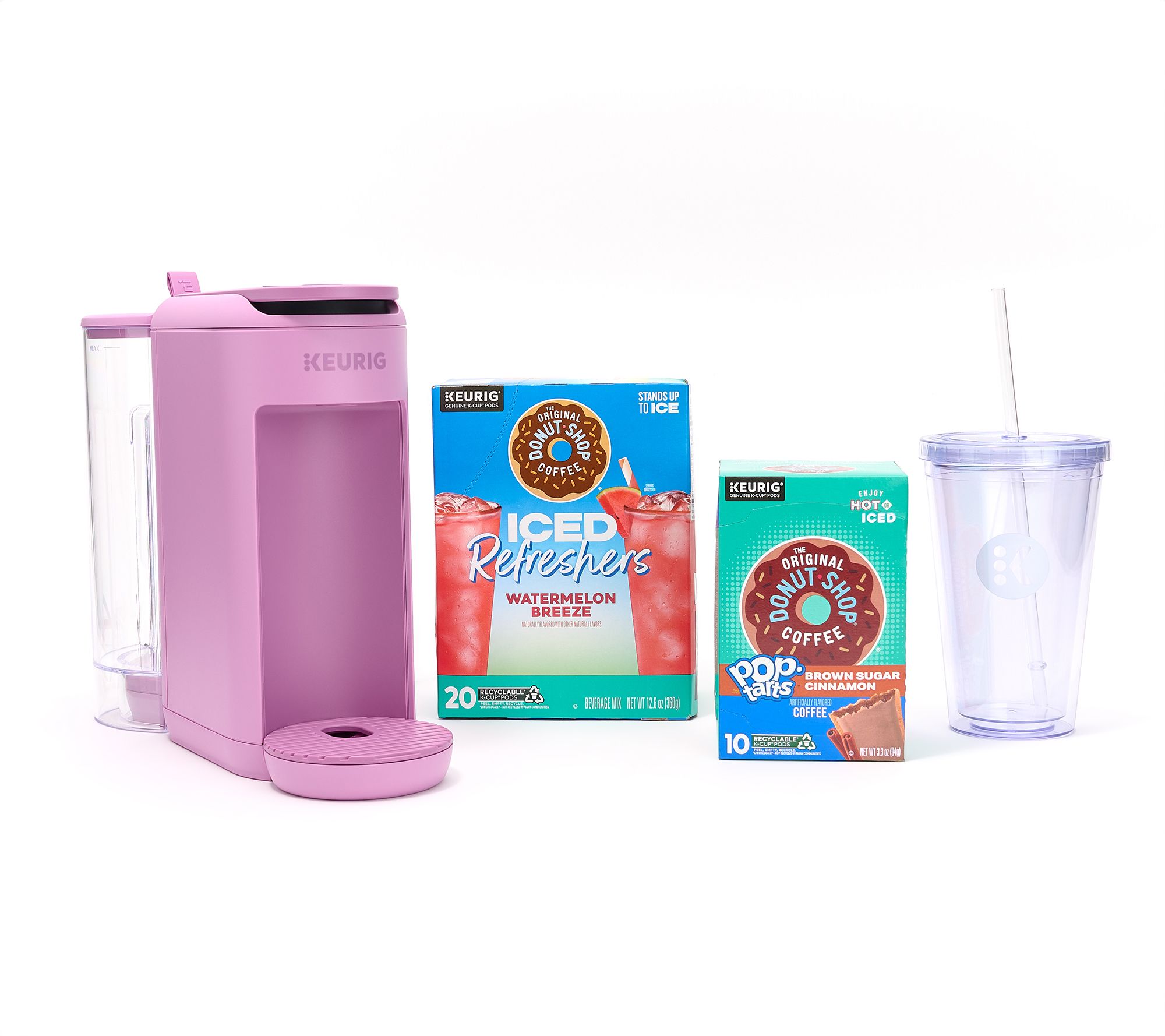  Keurig K-Mini Mate+ Single-Serve Coffee Maker w/ K-Cups& Tumbler