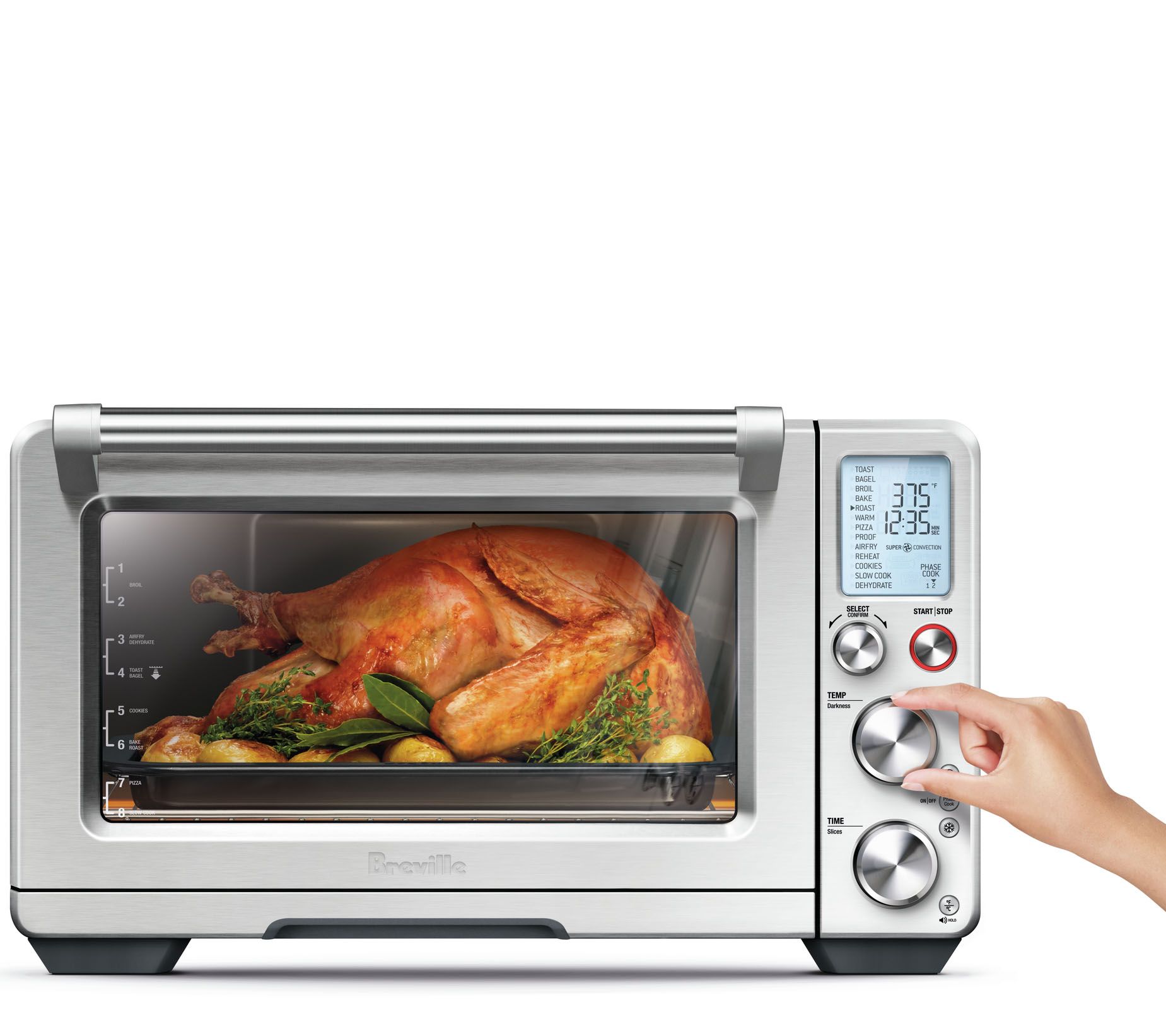 Курица в мини печи. Мини печь Breville. Breville Smart Air Fryer Oven. Breville bov900bss. Breville микроволновка.