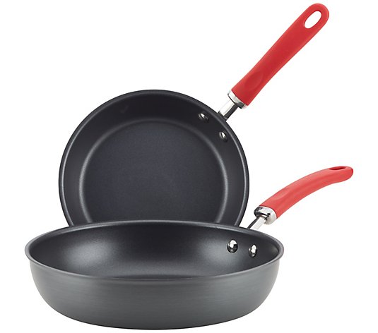 Rachael Ray Create Delicious 2-Pc Hard-AnodizedSkillet Set
