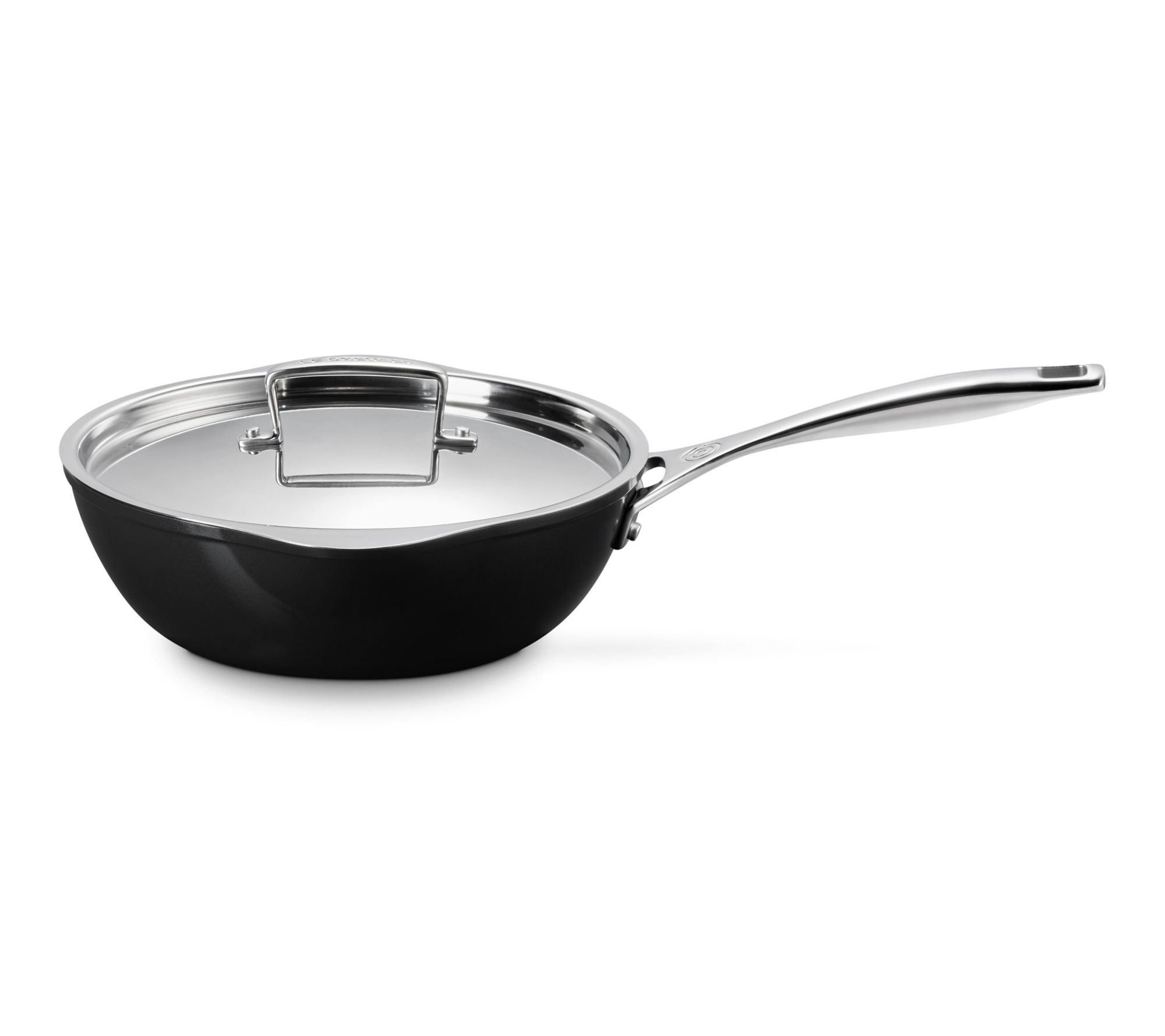 Le Creuset 3-qt Essential Ceramic Nonstick Chef's Pan w/ SS Lid