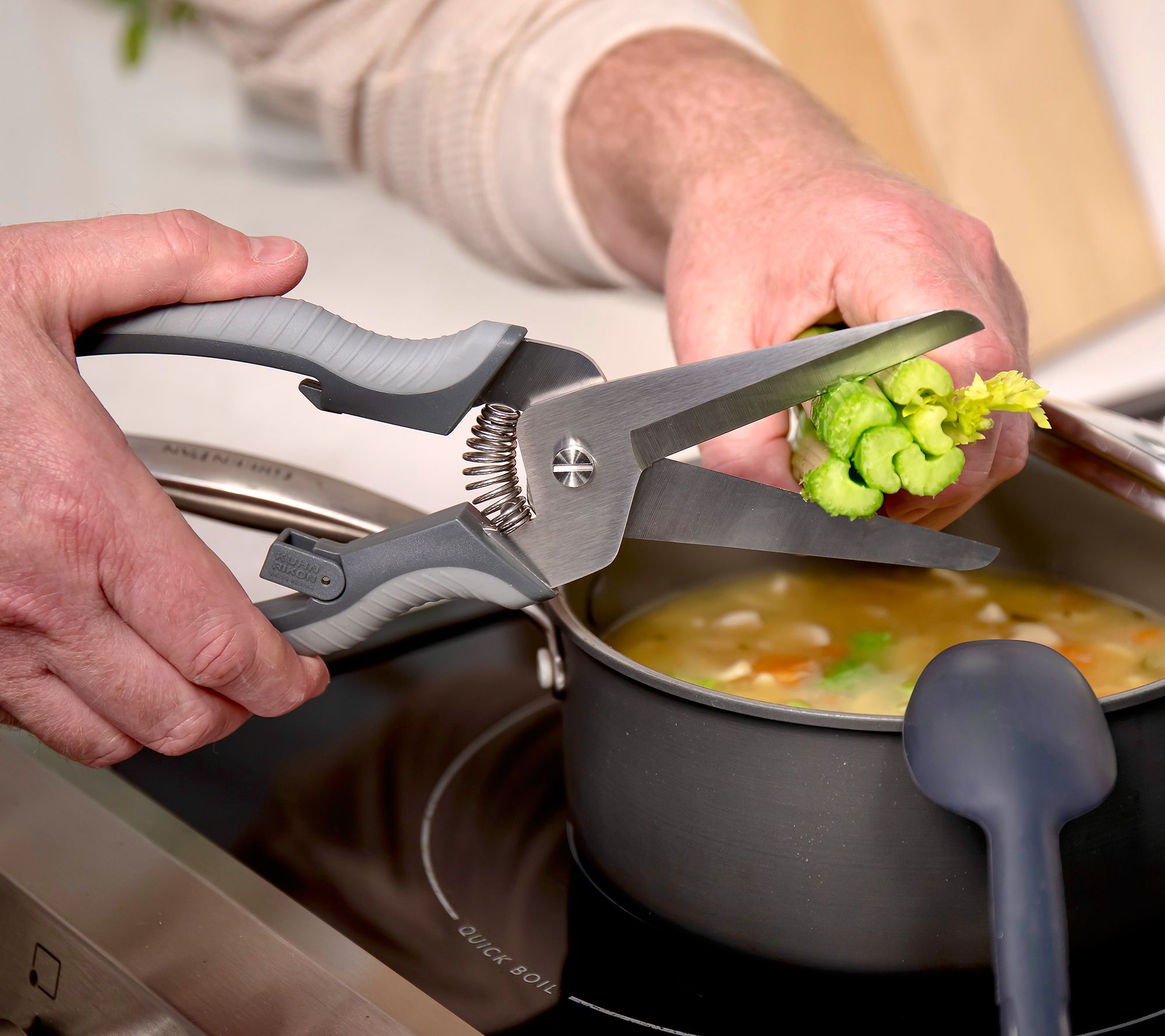 Kuhn Rikon S/3 Kitchen and Multi-Use Shears with Pattern - QVC.com