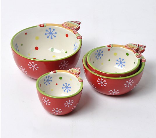Temp-tatons Winter Whimsy Holiday Character Measuring Cups