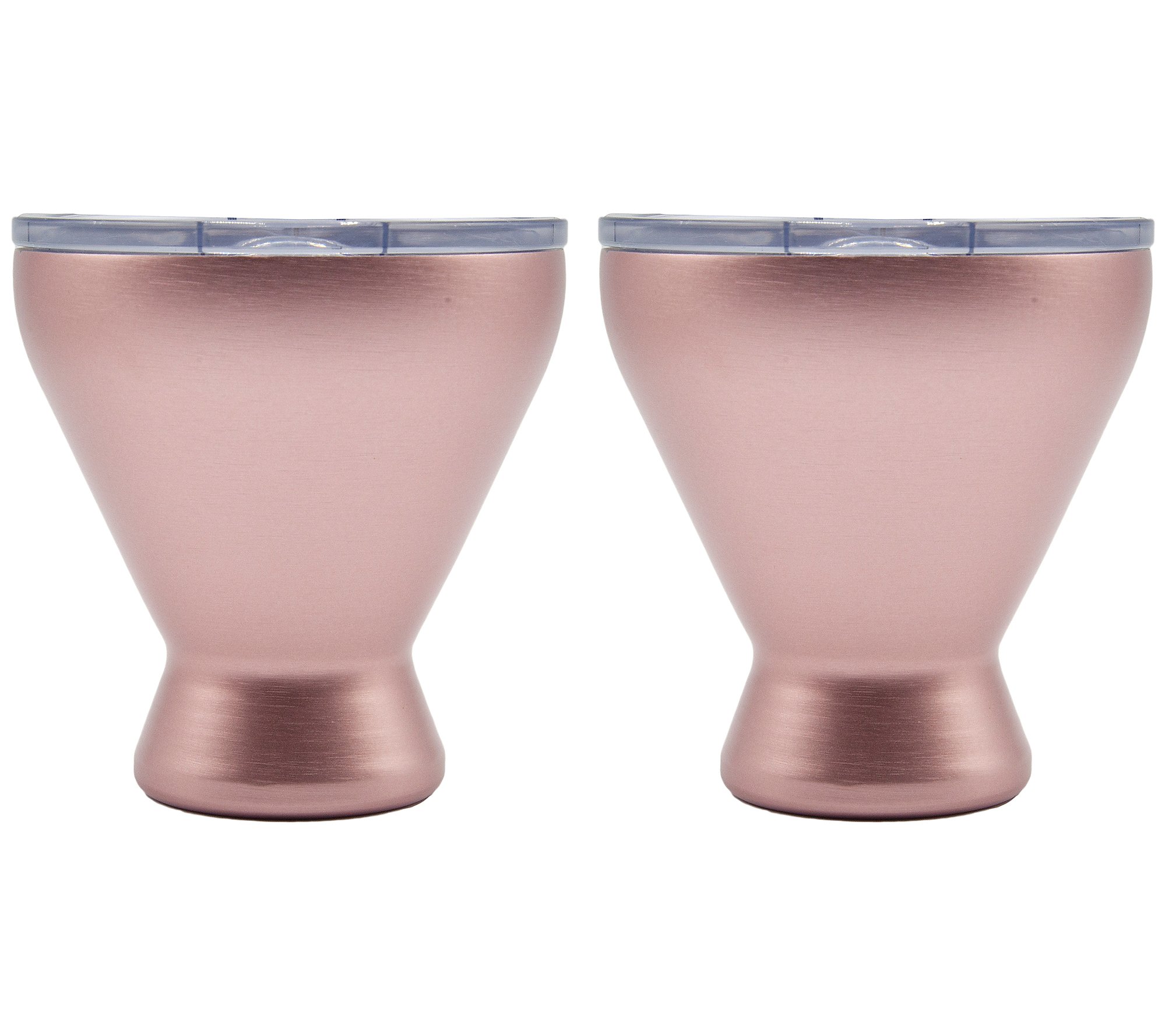 Cambridge Silversmiths (2) 11 oz Insulated Cock tail Tumblers