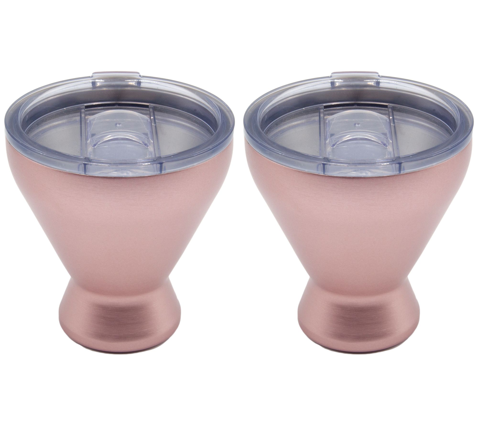 Cambridge Silversmiths (2) 11 oz Insulated Cock tail Tumblers