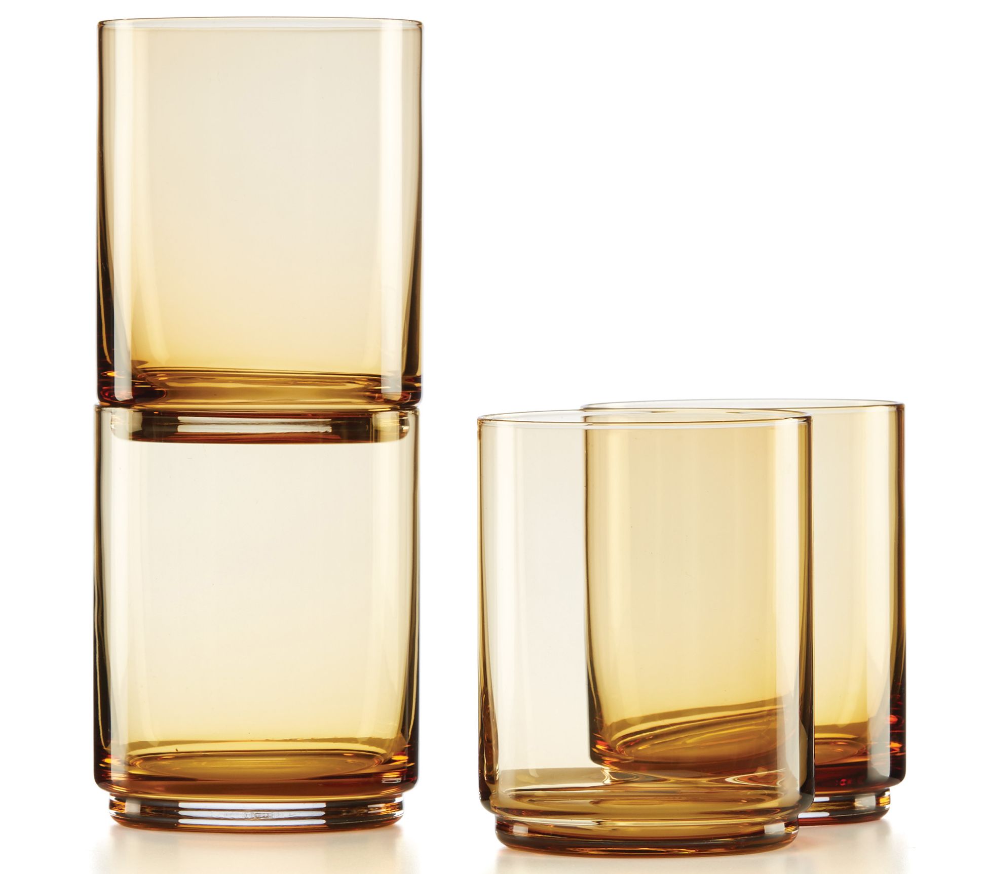 Lenox Tuscany Classics (4) 16-oz Cylinder Highball Glasses