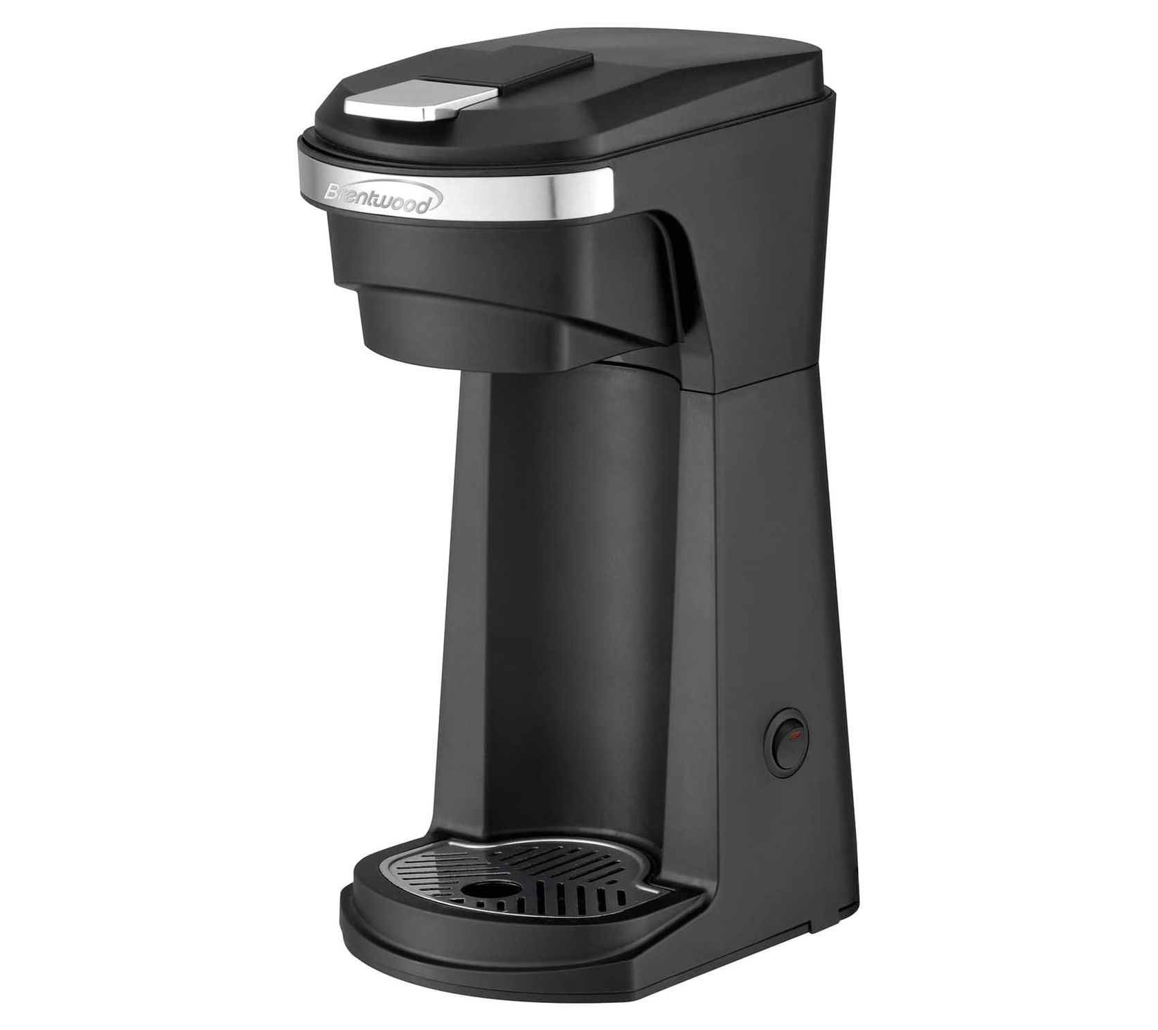 Brentwood Singl e-Serve Coffee Maker w/ Reusab le Filter Baske