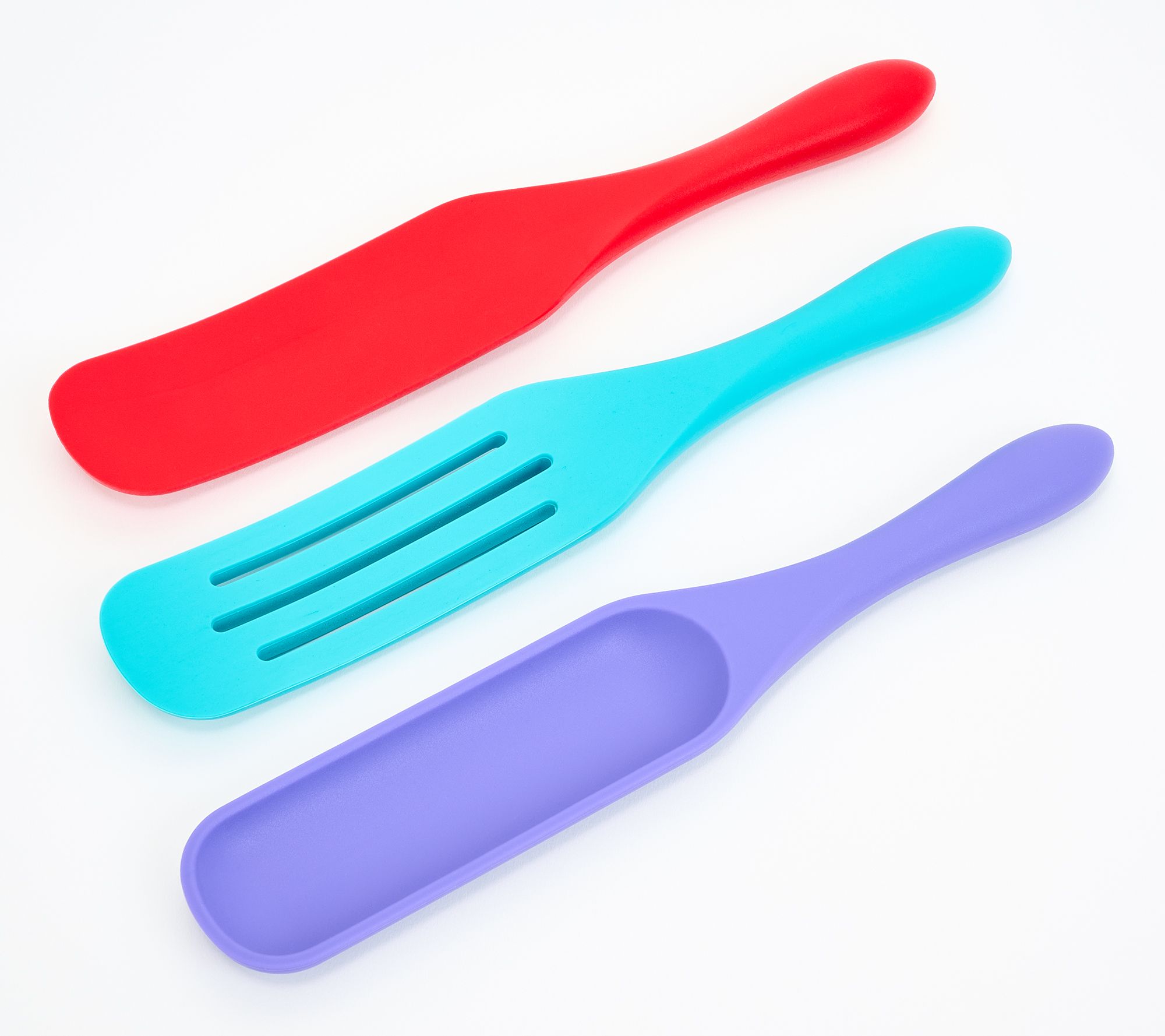 Mad Hungry 4 Piece Spurtle Set Silicone Utensil Kitchen Gadget Whisk  Spoon
