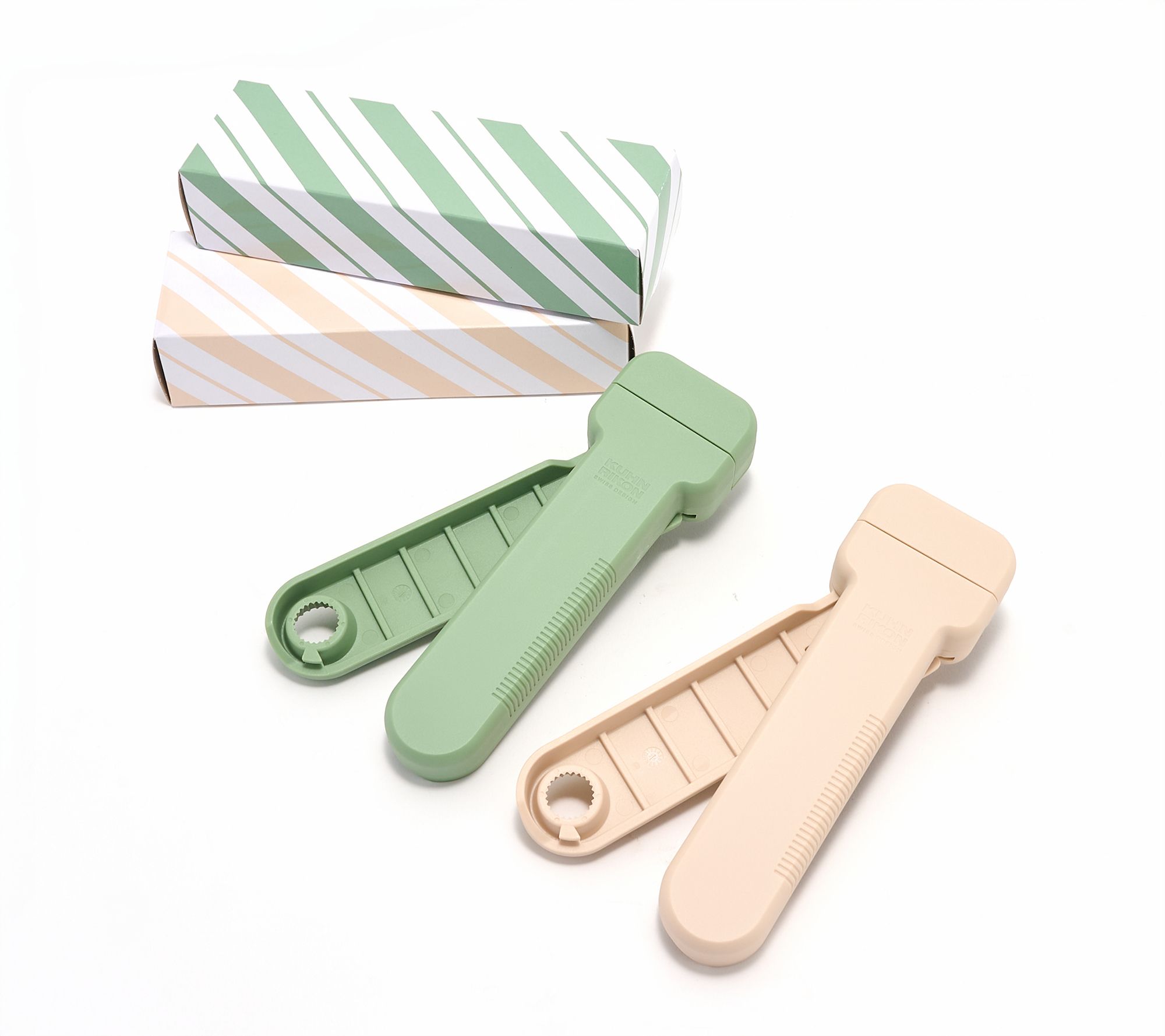 Kuhn Rikon S/2 (3-in-1) Compact Jar Openers w/ Gift Boxes
